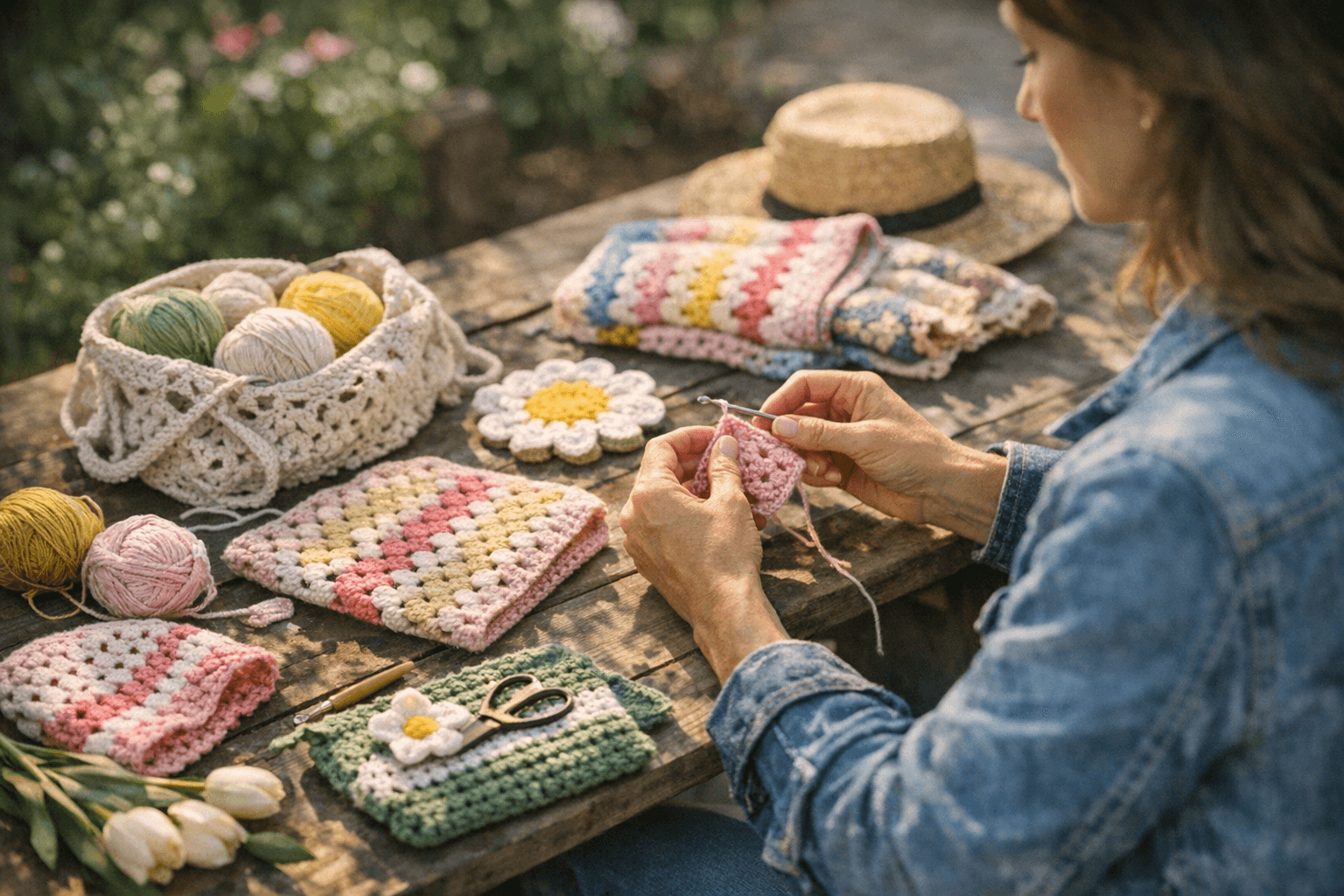 15 Easy Spring Crochet Patterns for Quick Weekend Projects