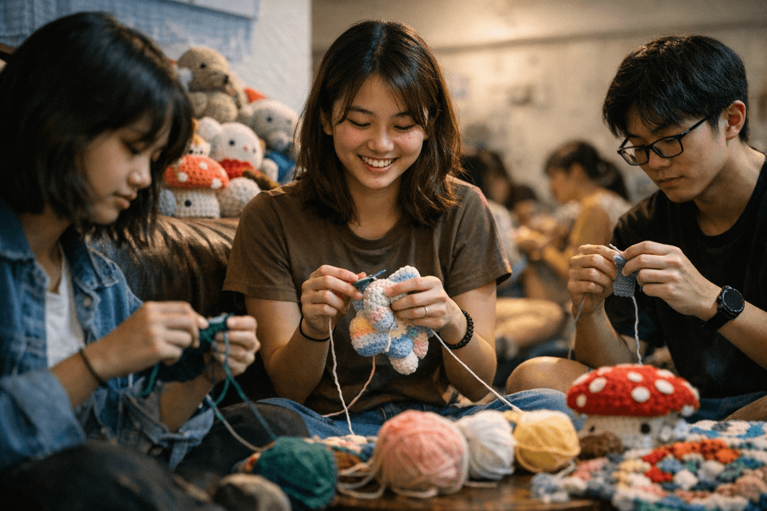 Singapore Teens Embrace Crocheting, Turning Craft Into Therapy and Community
