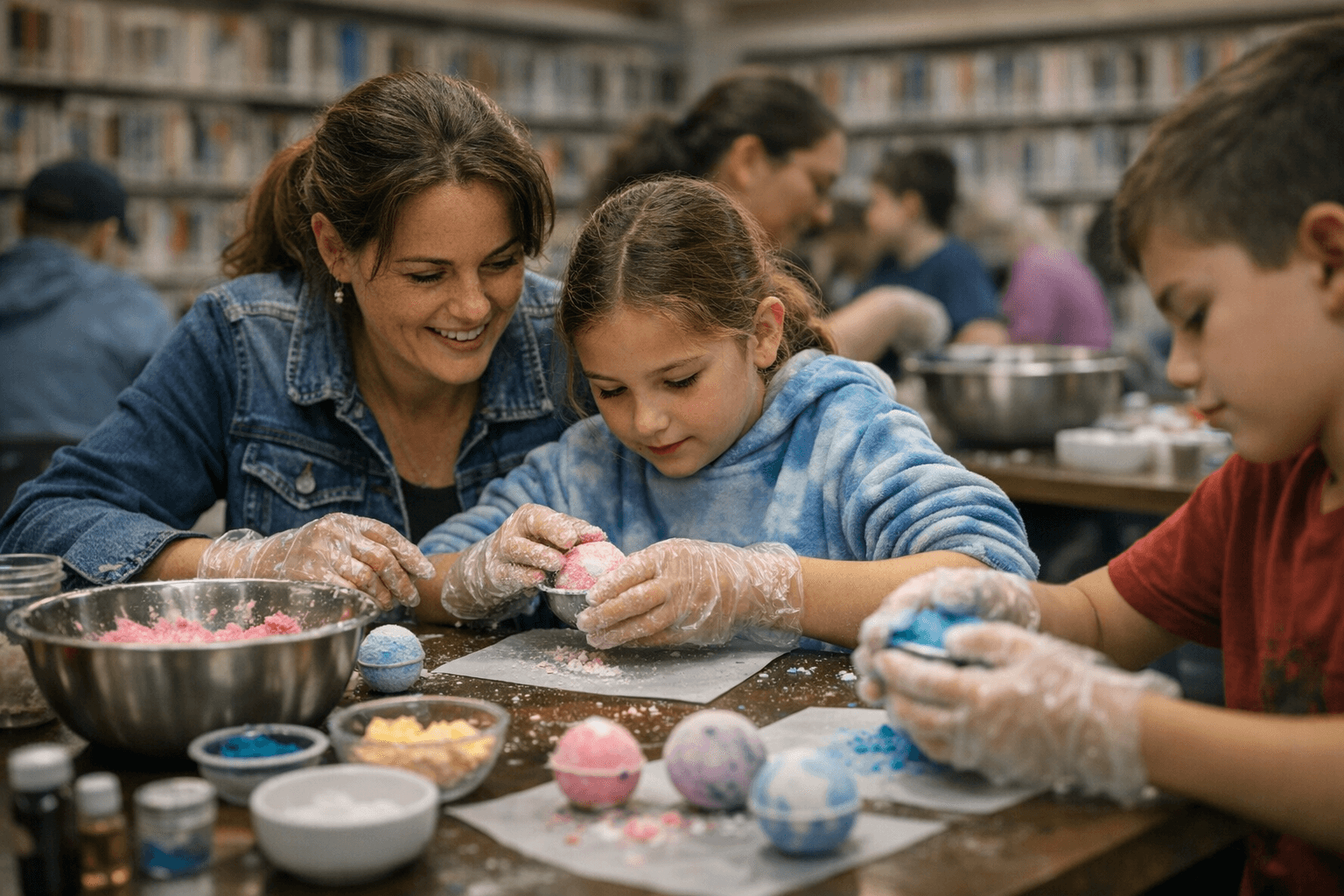 Hillsborough Library offers bath bomb crafting for families and tweens