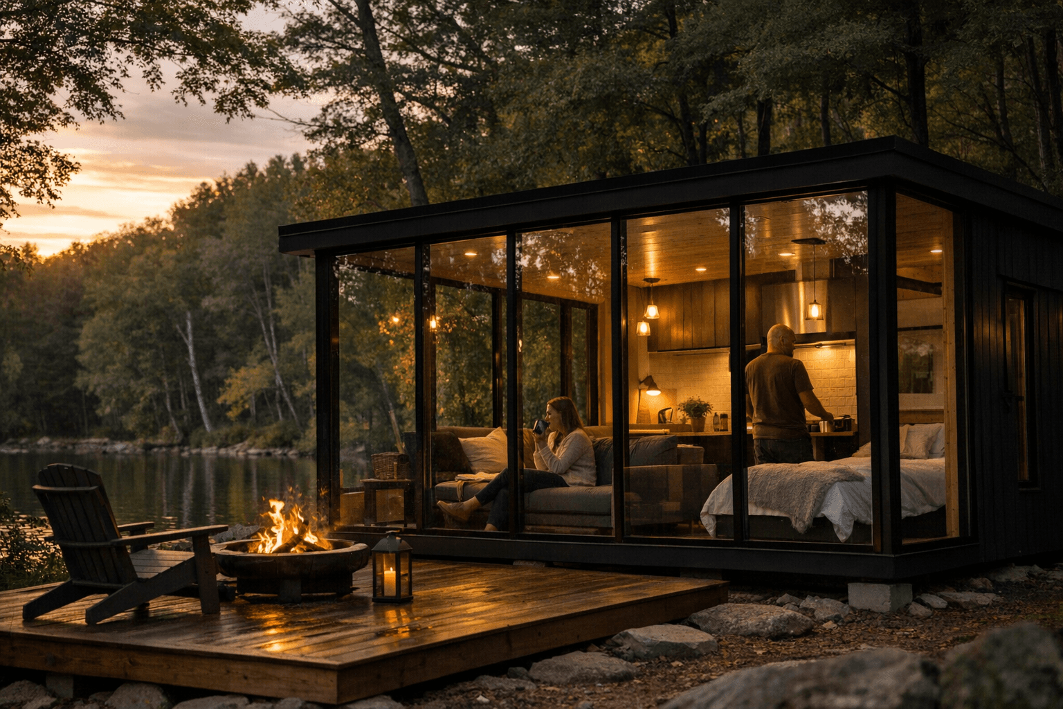 Escape Traveler Glass House brings park-model living closer to a real home