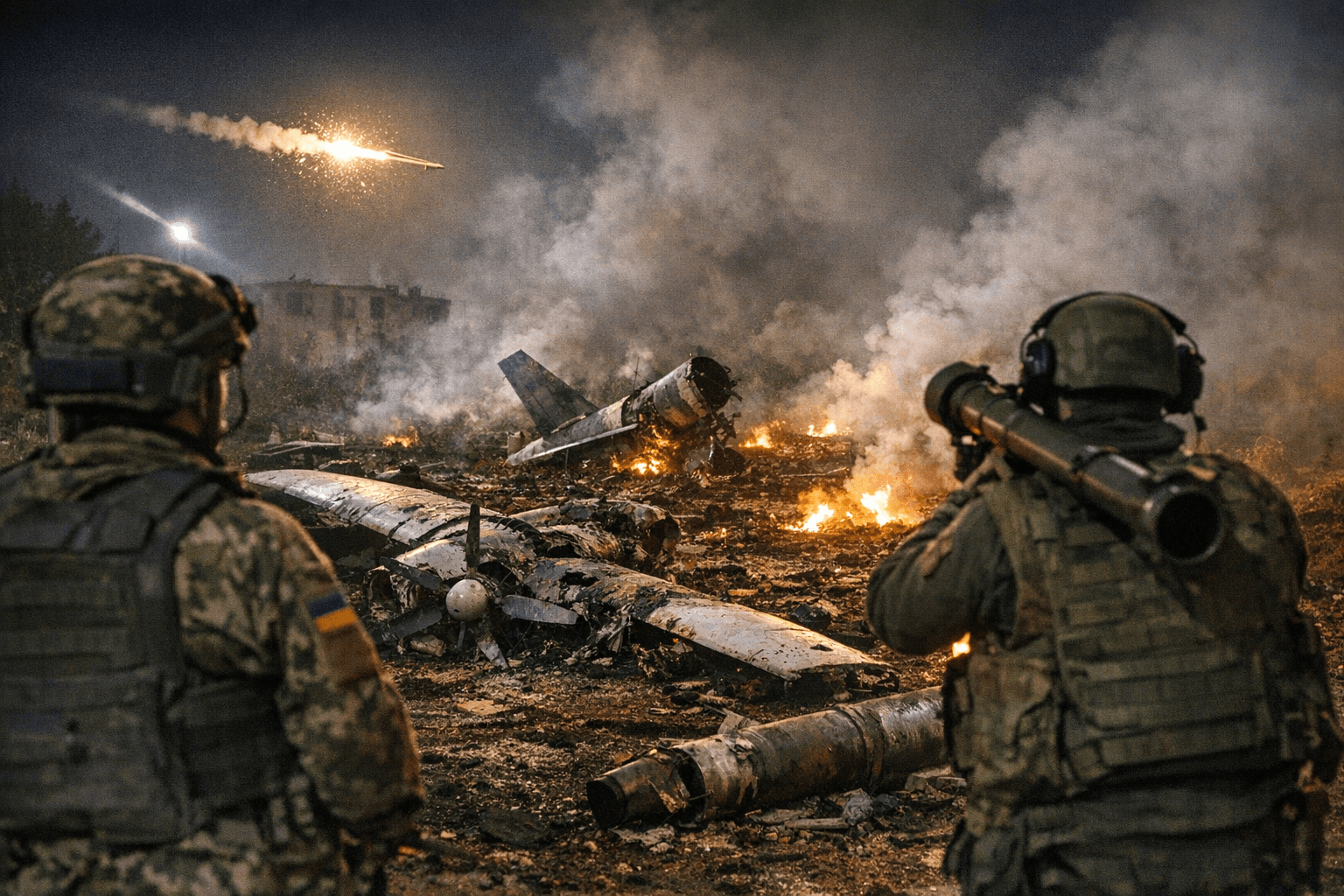 Ukraine says it downed 31 missiles, 636 drones in Russian assault