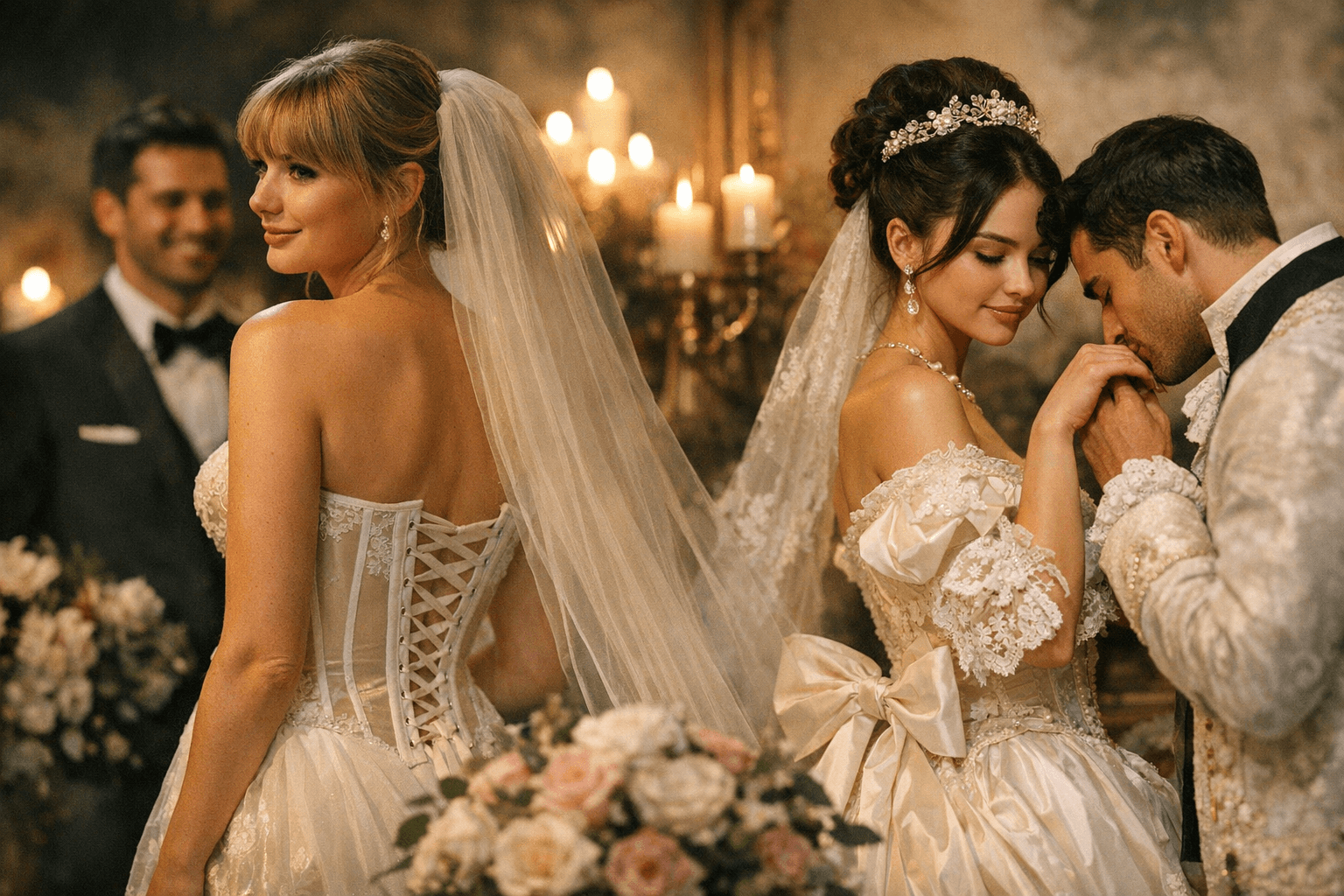 Celebrity Weddings Set 2026 Bridal Trends, From Corsetry to Rococo Romance