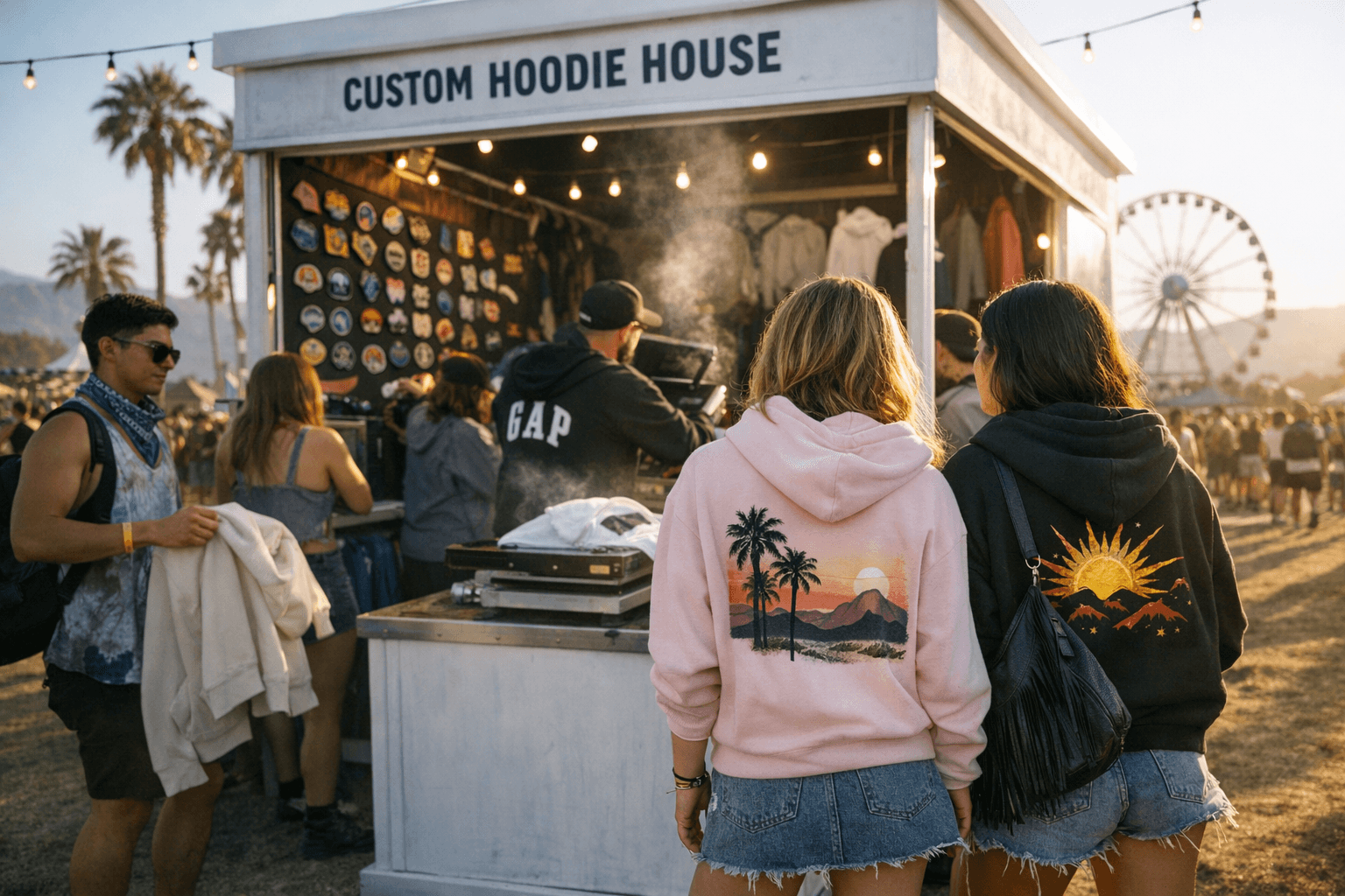 GAP Debuts Coachella Hoodies and Custom Hoodie House Experience