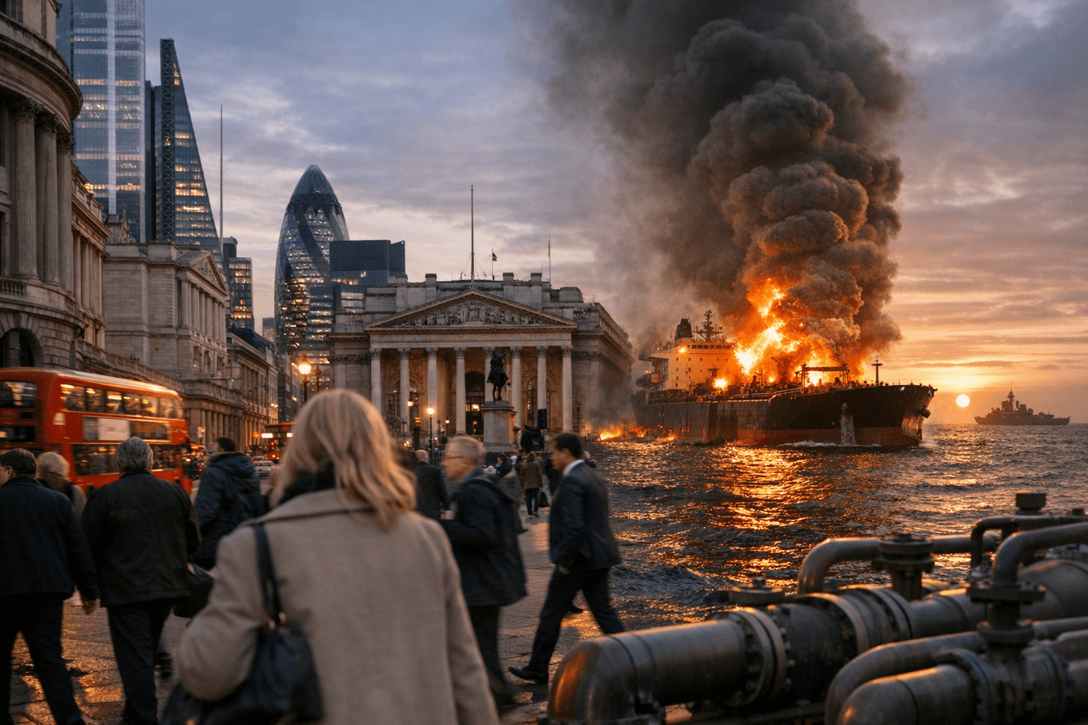 Britain’s Economy Rebounds 0.5%, but Iran War Energy Shock Looms