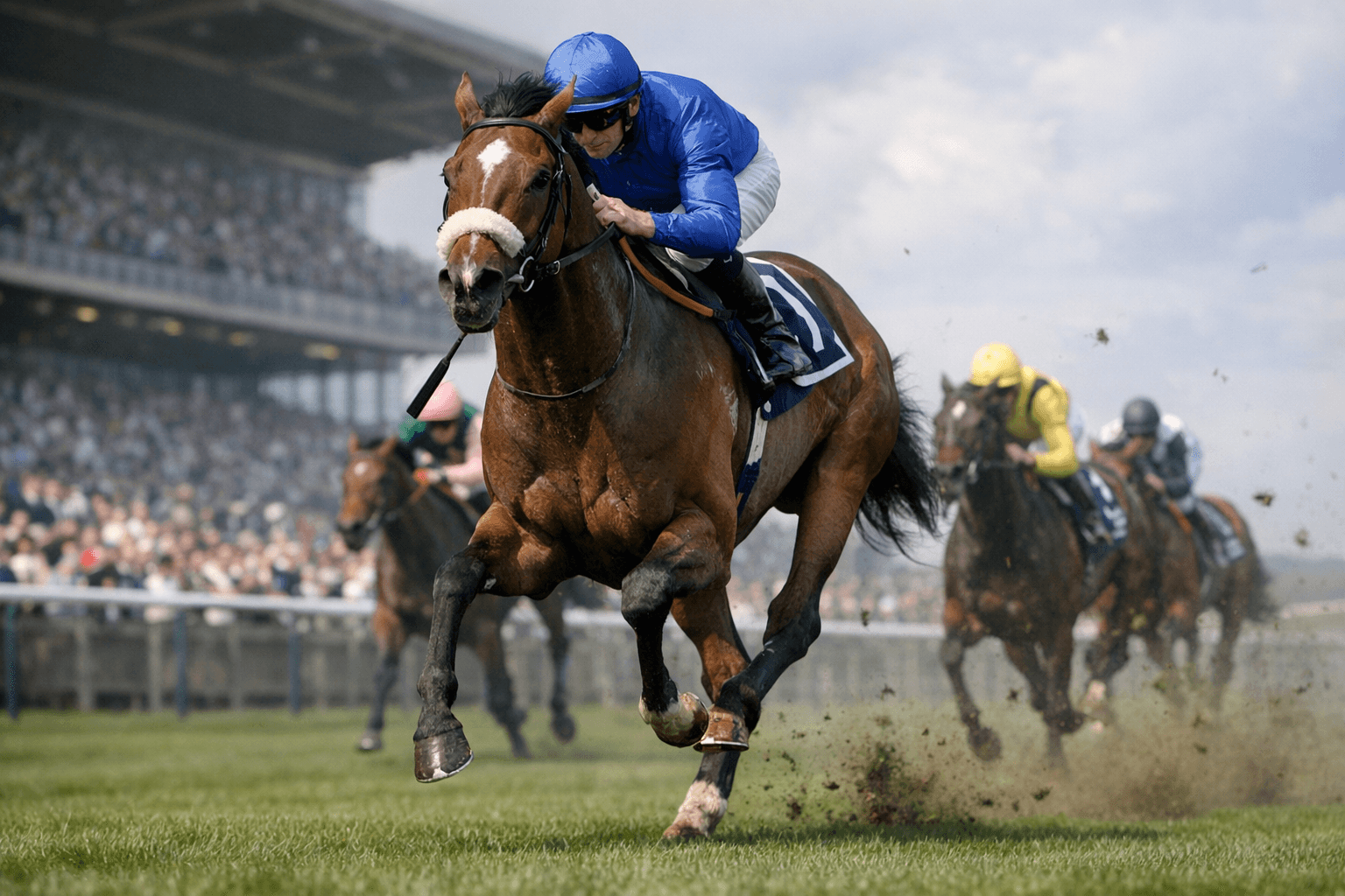 Royal-owned Portcullis makes dazzling Newmarket debut for Gosdens, Moore