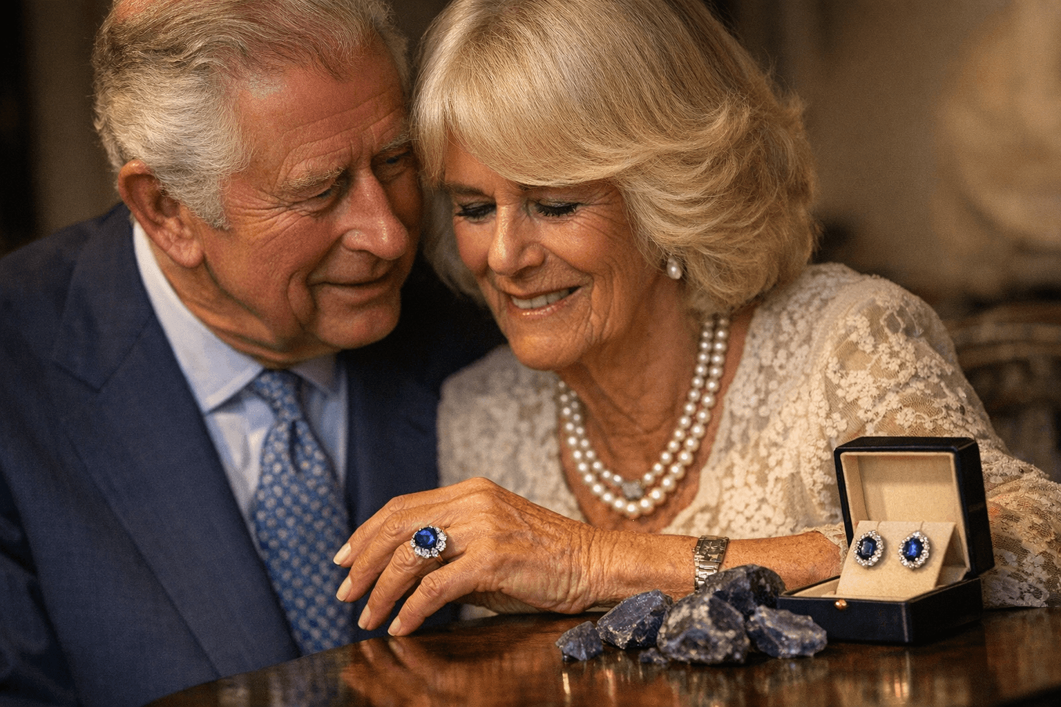 King Charles and Queen Camilla’s 21st anniversary spotlights iolite gift stone