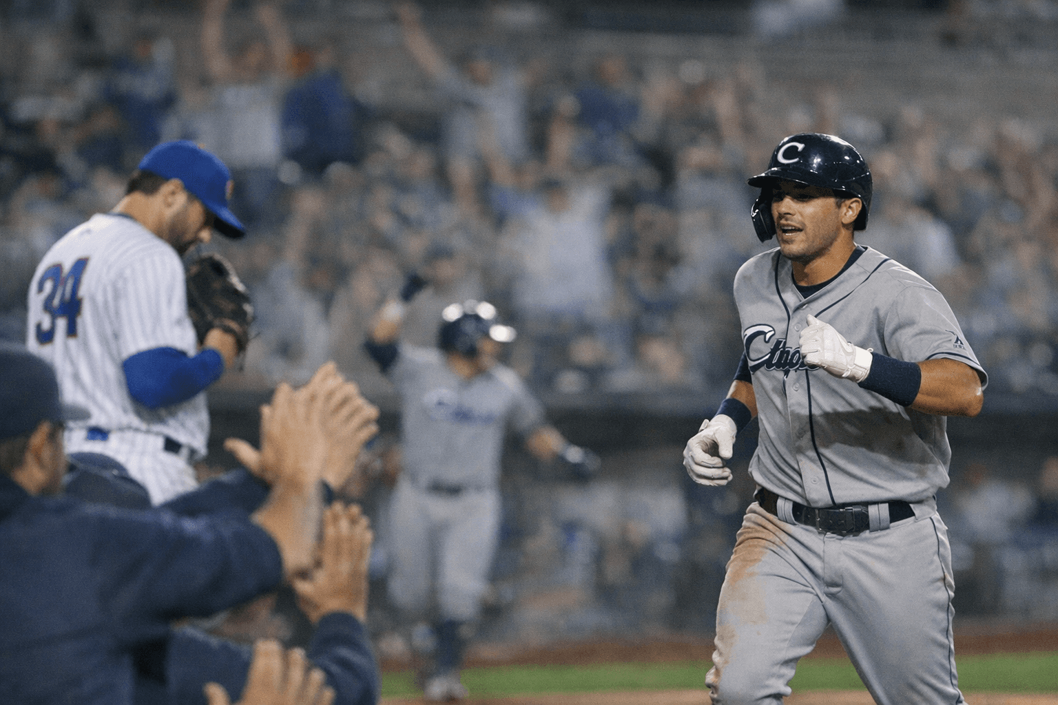 Columbus hits four homers, rallies past Iowa Cubs 9-4