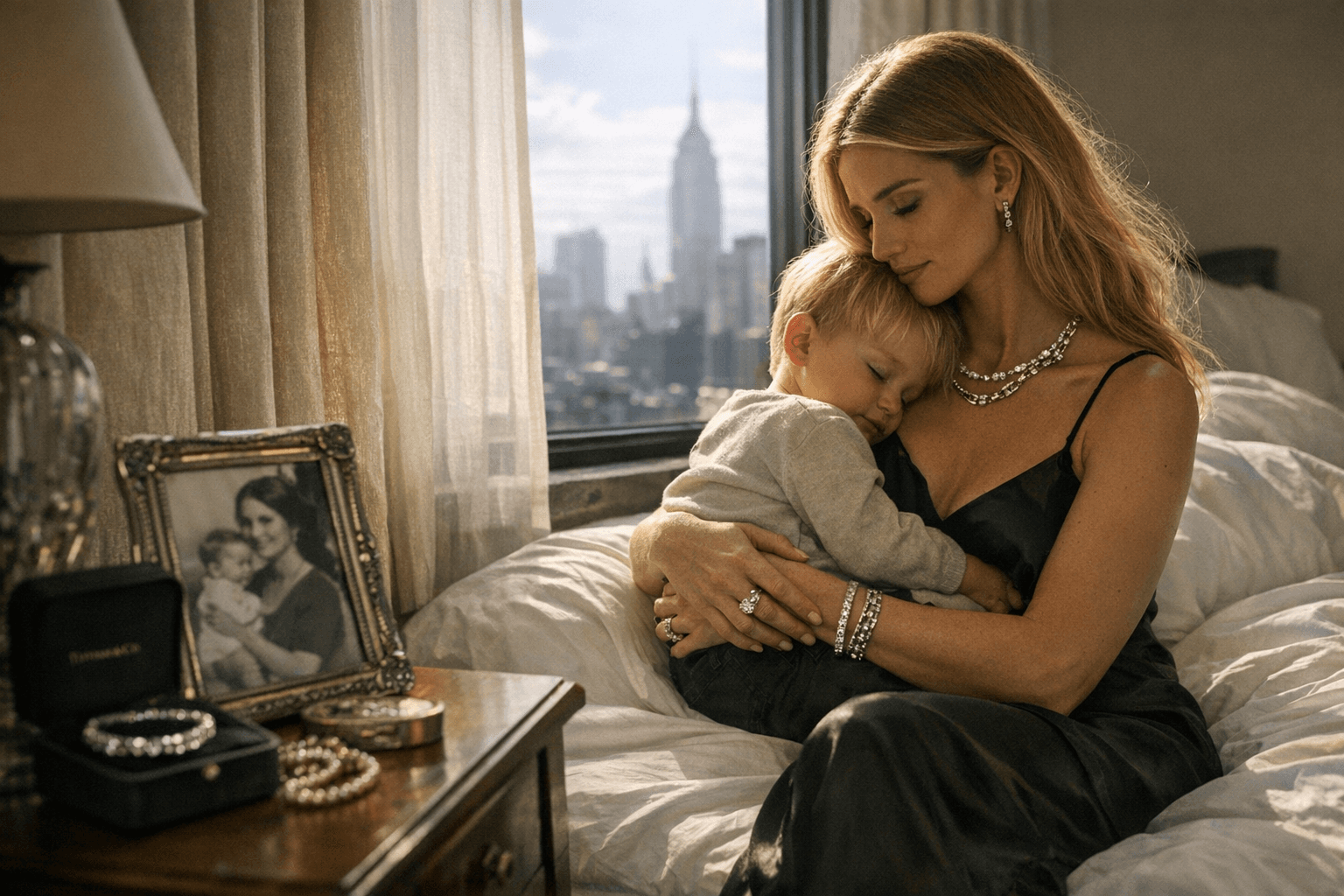 Tiffany's Mother's Day campaign with Rosie Huntington-Whiteley celebrates heirloom jewelry, motherhood