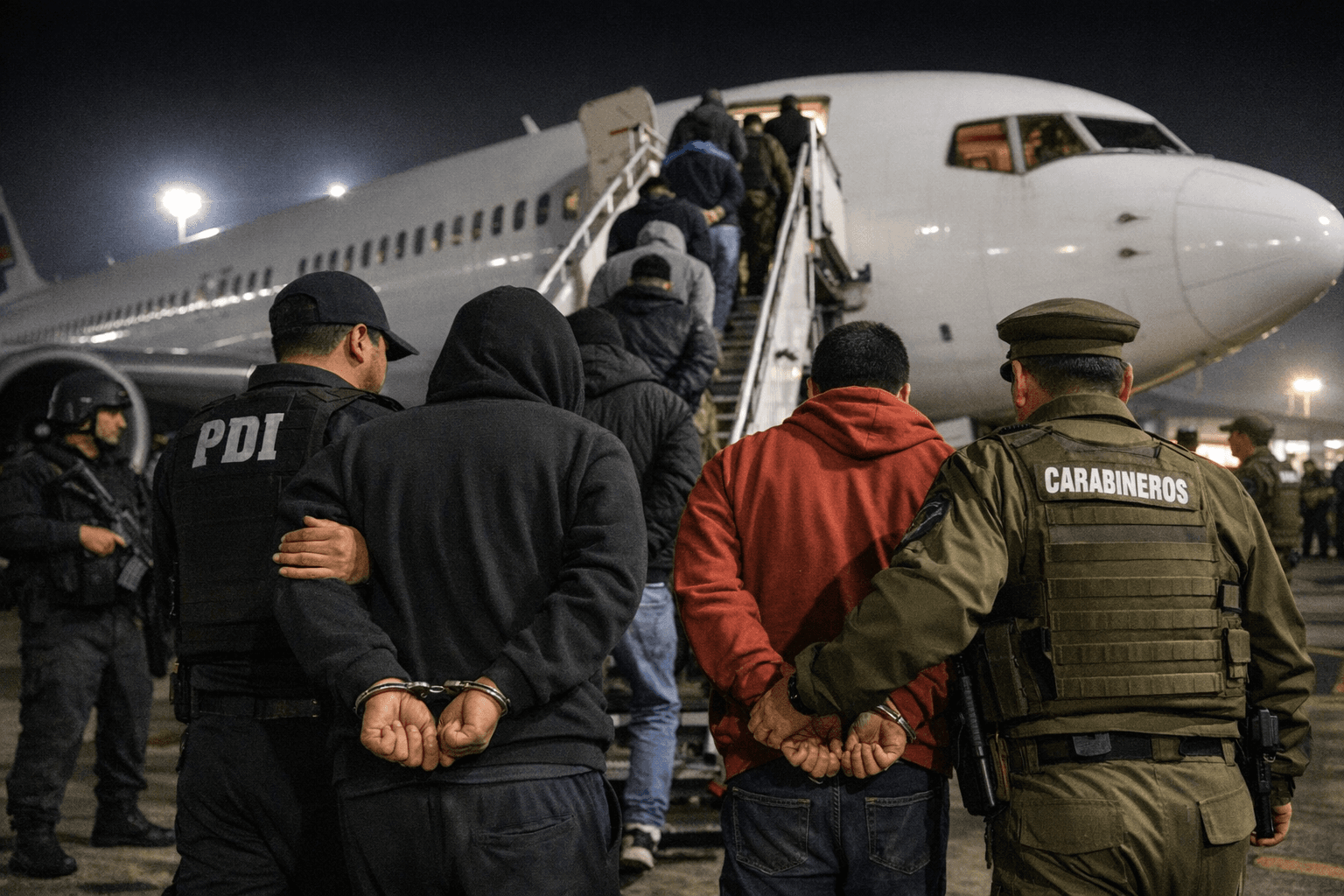 Chile launches first deportation flight under Kast’s new migration plan