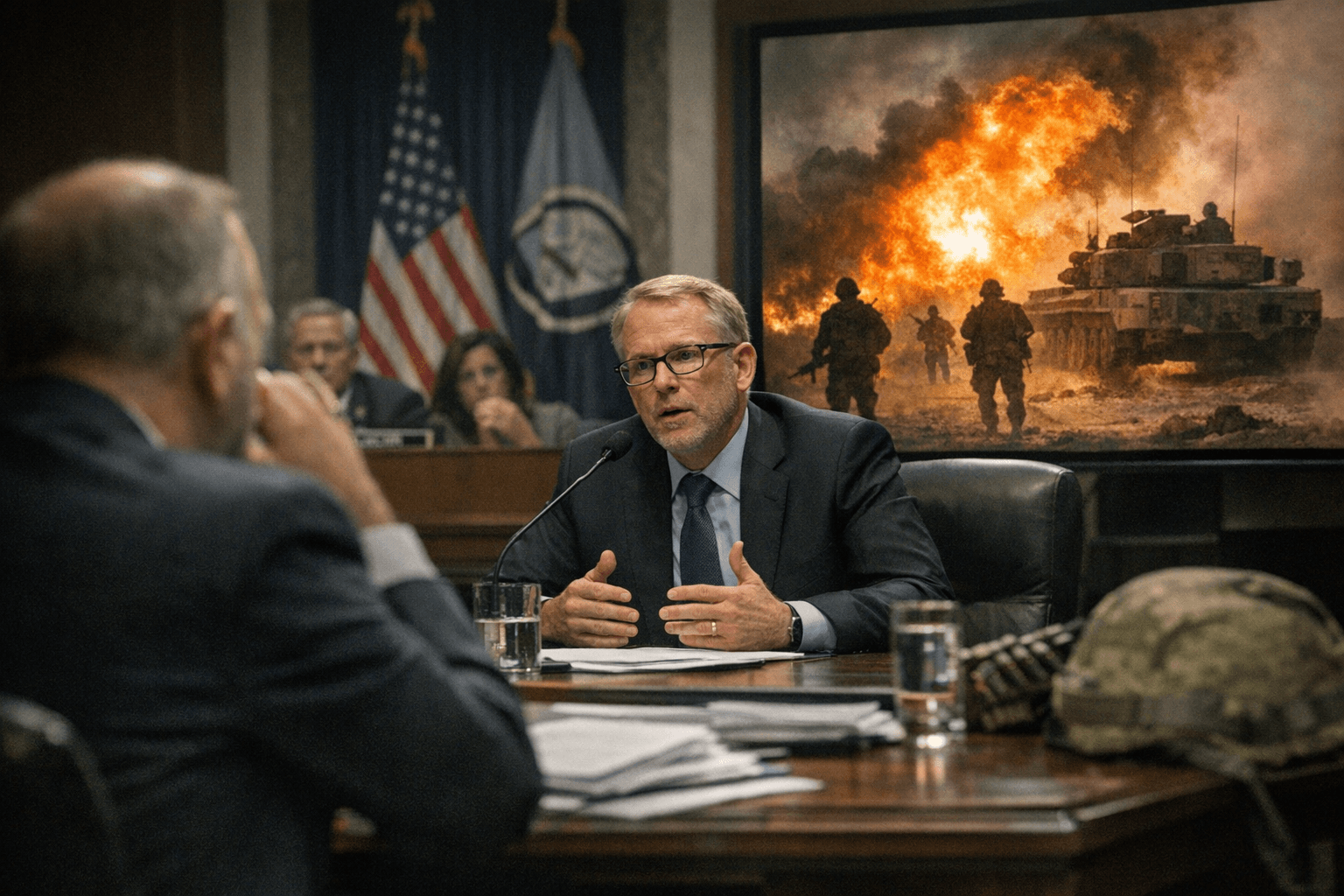 White House budget chief cannot estimate cost of Iran war