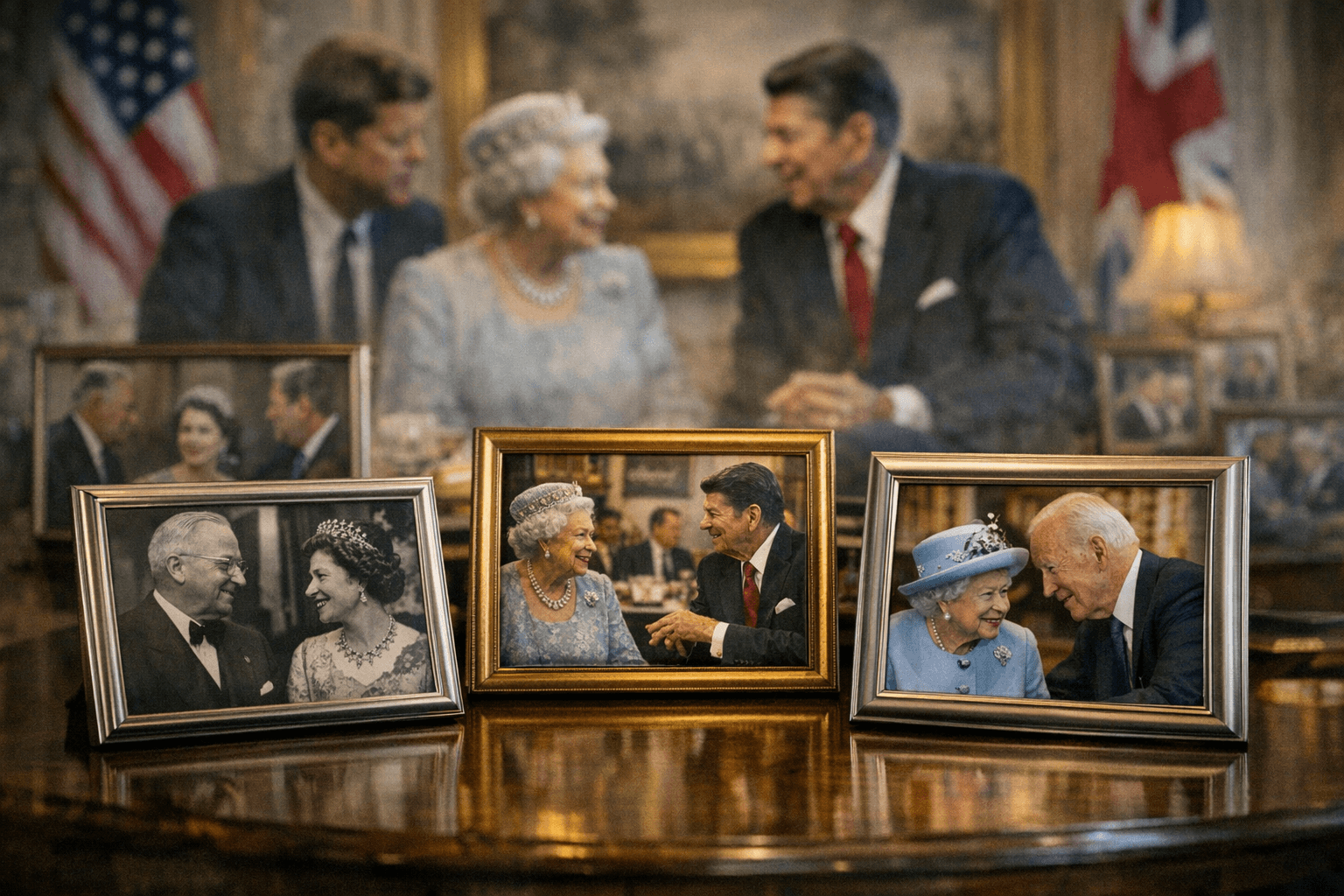 Queen Elizabeth II met 13 U.S. presidents, spanning Truman to Biden
