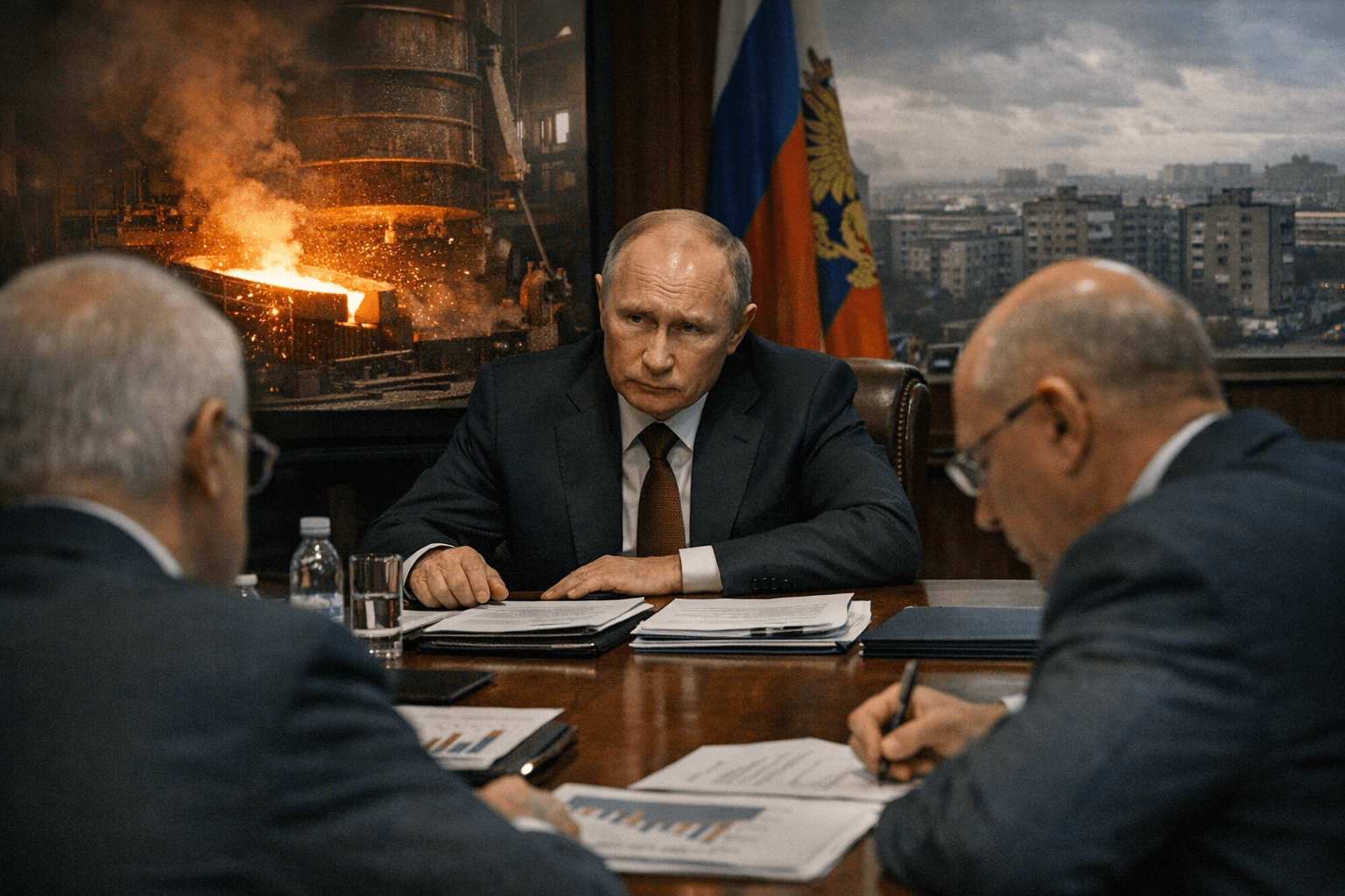 Putin Demands Economic Fixes as Russia’s Growth Slows Sharply