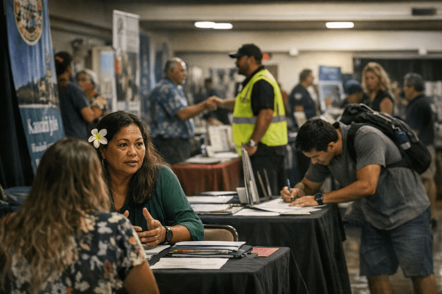 Kauai job fair draws seekers, employers amid persistent staffing shortages