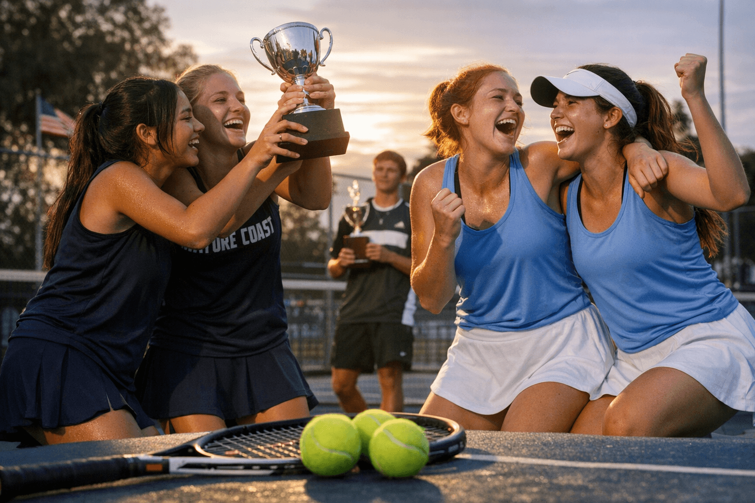 Nature Coast, Springstead share girls title as county tennis shines