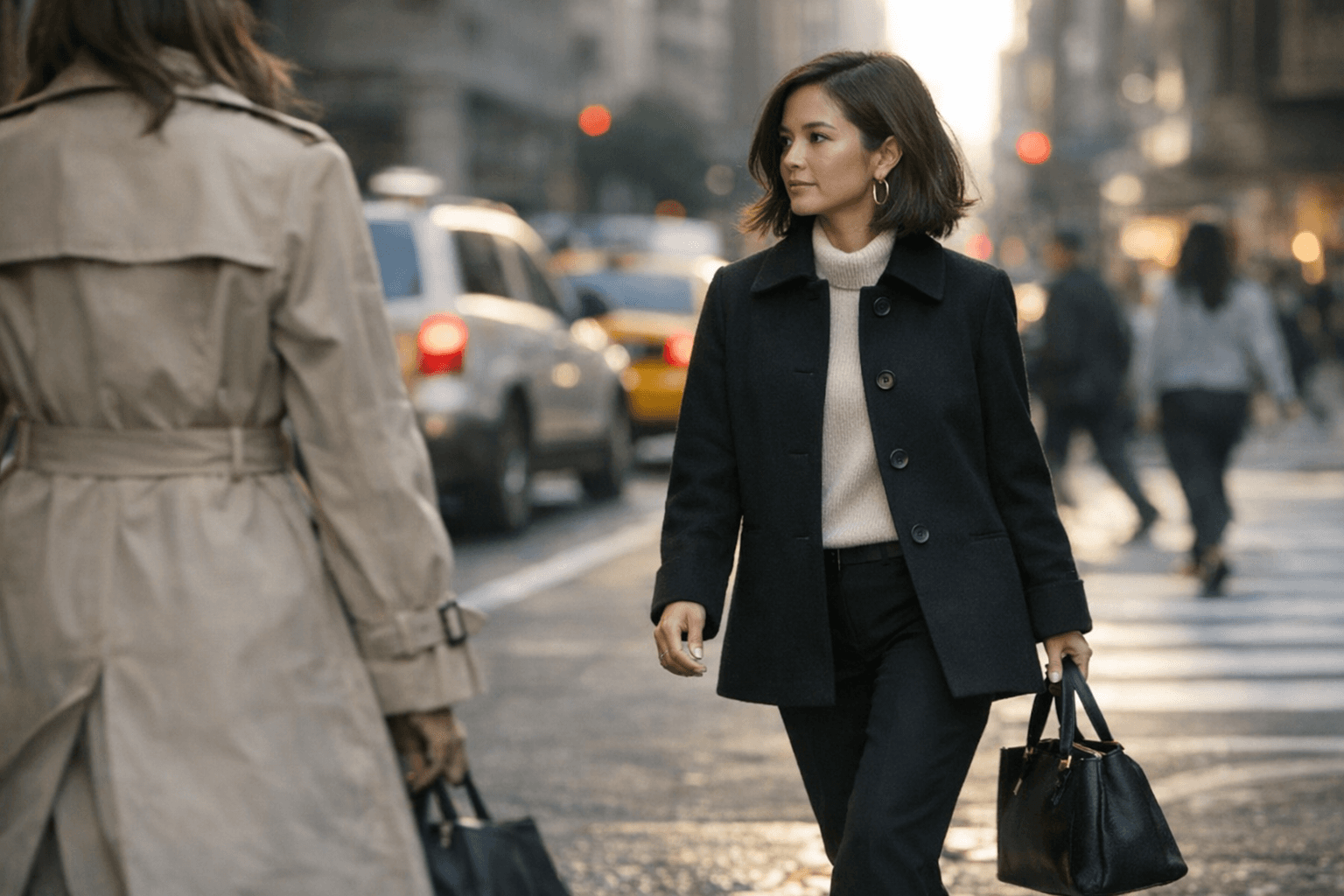 Why Petites Should Swap the Trench for a Car Coat