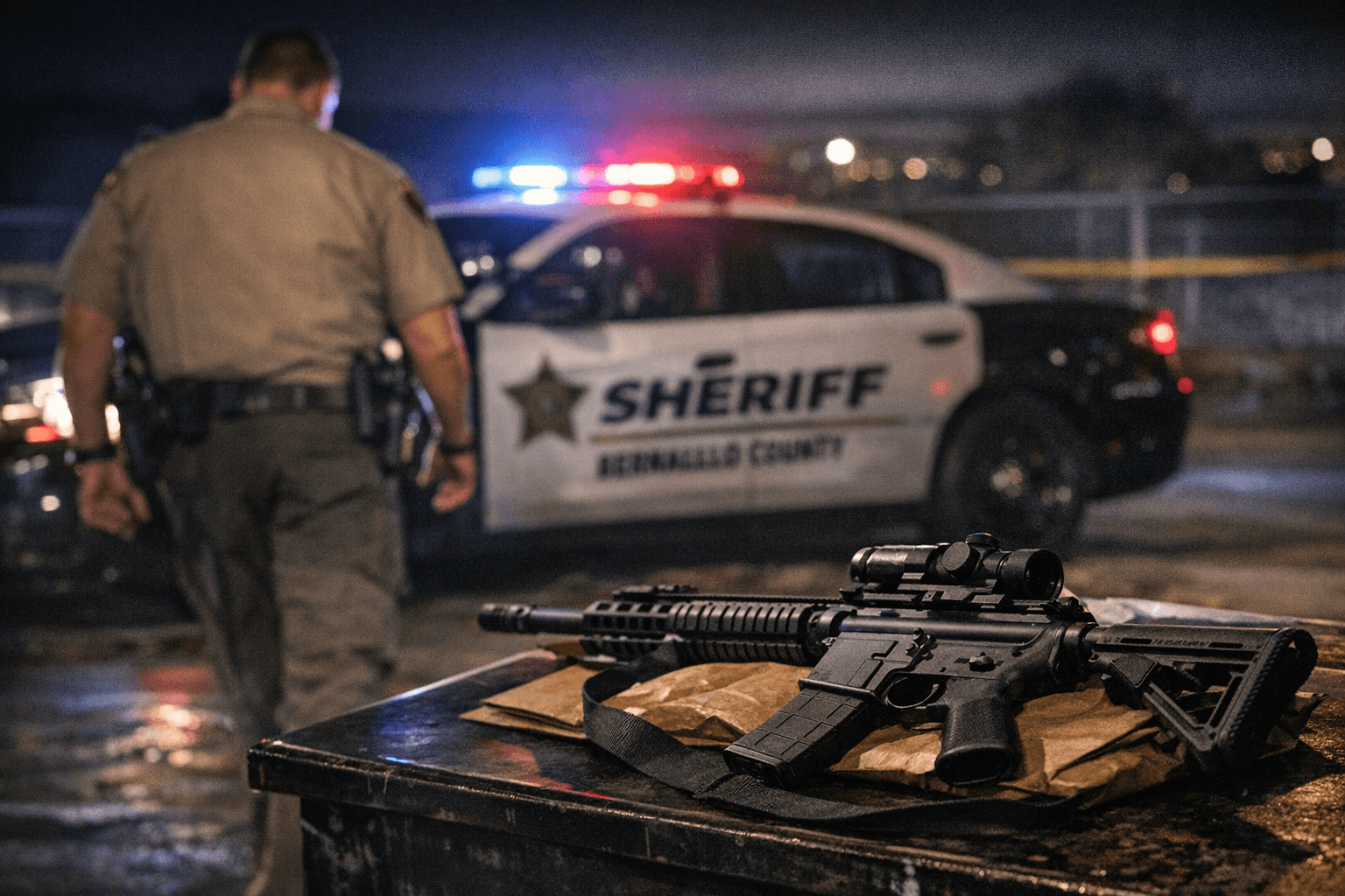 Deputy fired after stolen rifle linked to New Year's homicide