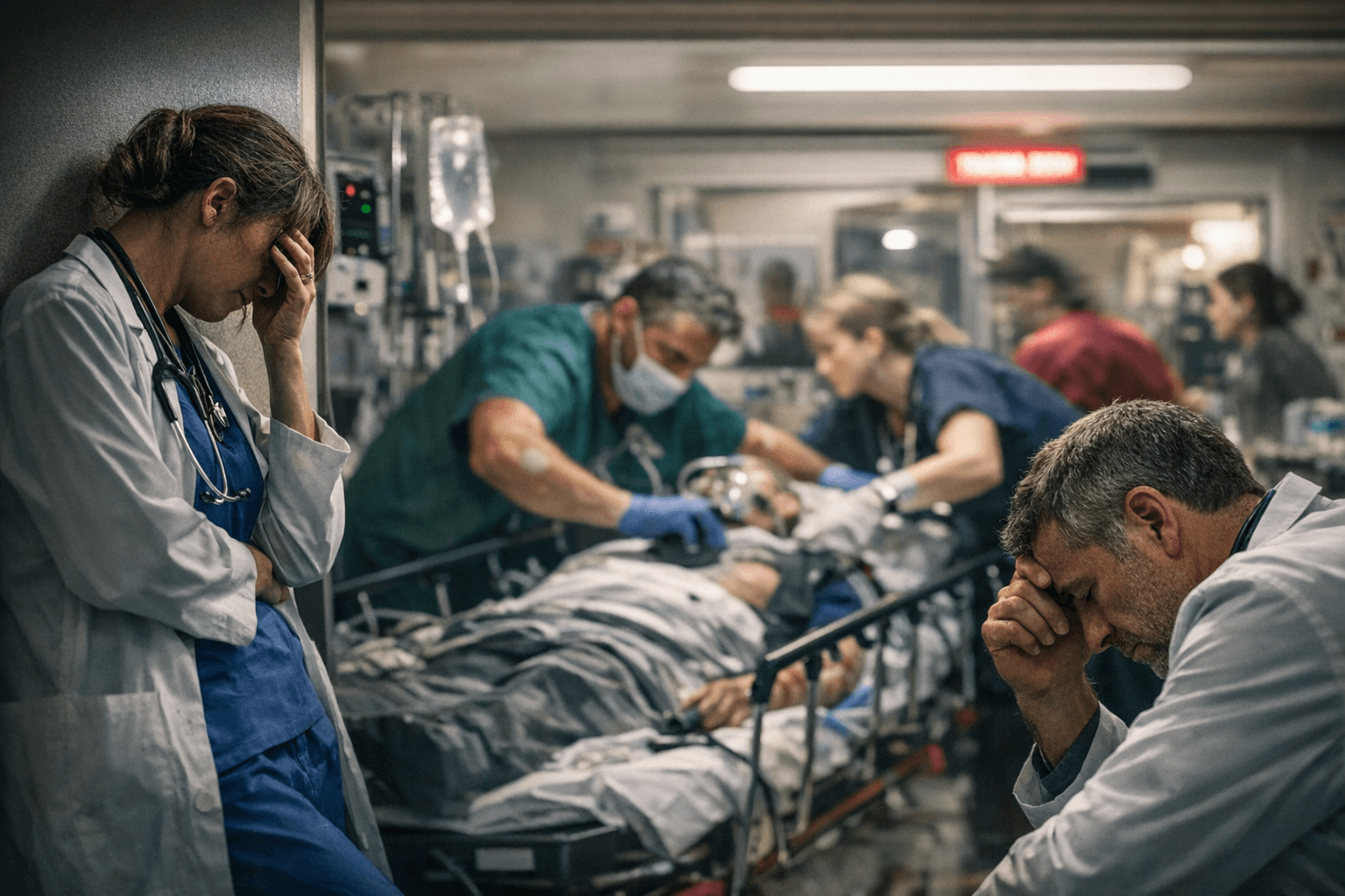 The Pitt captures ER chaos and the hidden scars of its doctors