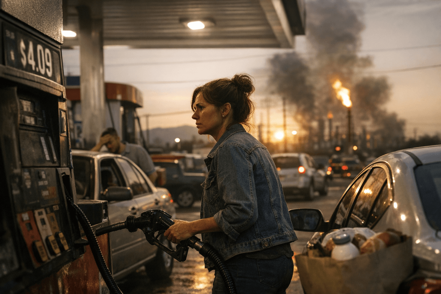 Iran War Drives U.S. Gas Prices Higher, Strains Household Budgets