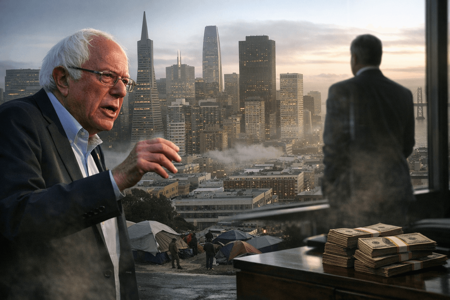 Sanders backs San Francisco tax hike on overpaid CEOs for budget shortfall