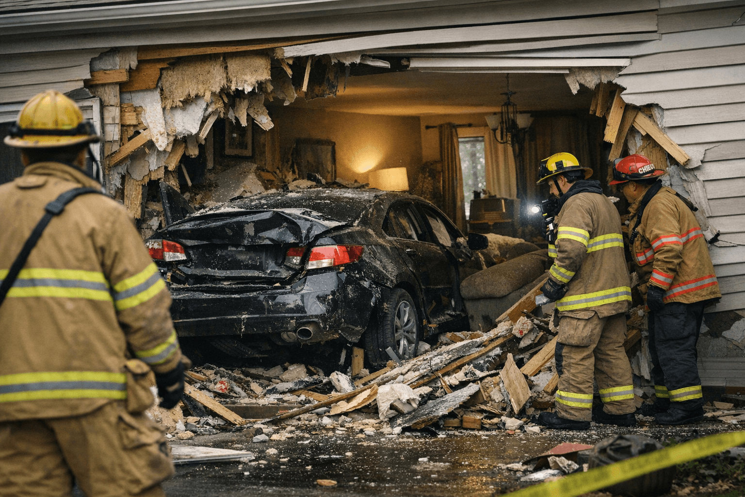 Car crashes into Willowbrook home, no injuries reported