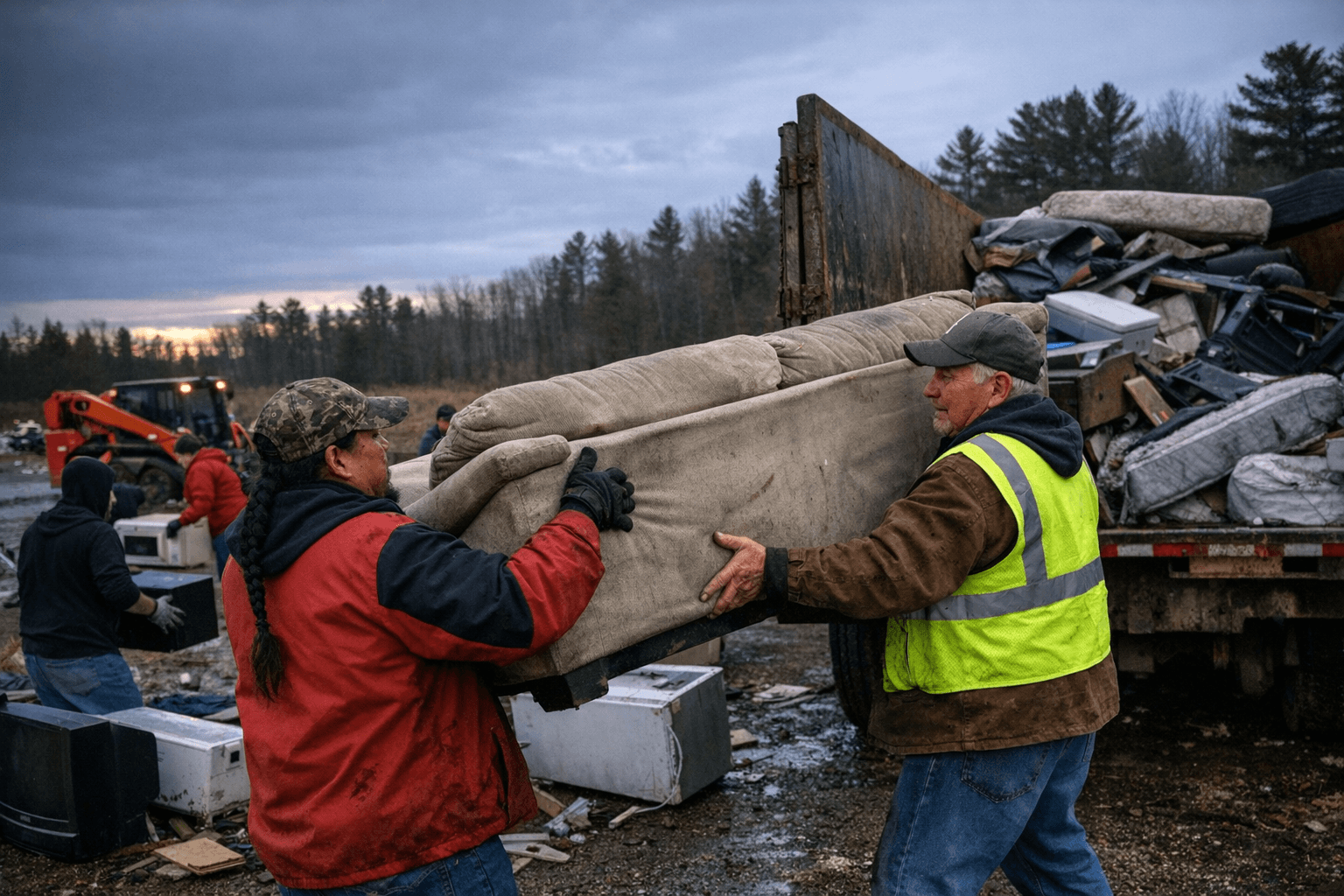 Menominee County, tribe team up for spring bulky-item cleanup
