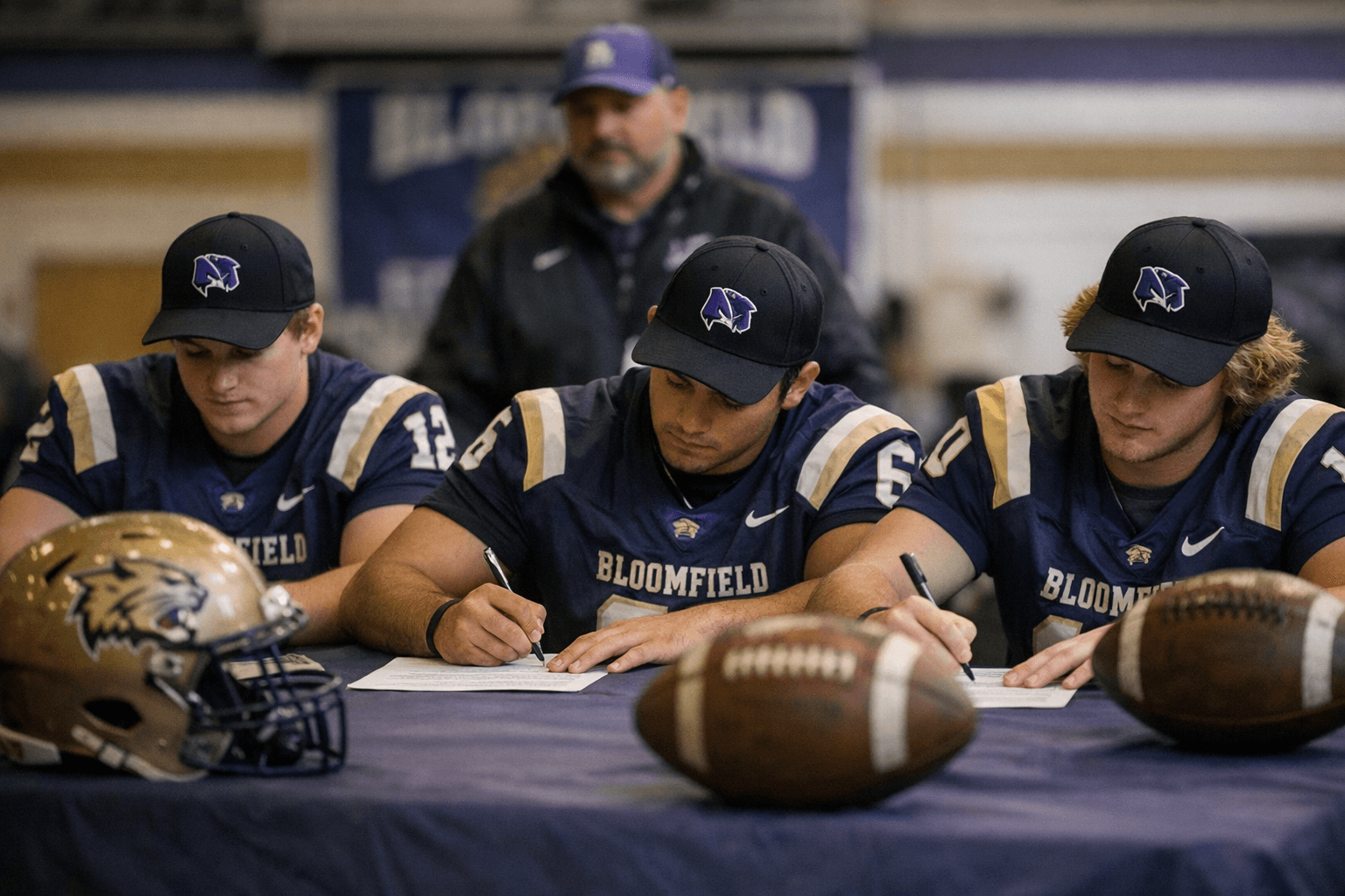 Bloomfield trio signs with New Mexico Highlands football team