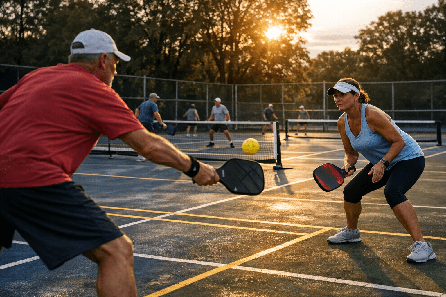 St. Joseph City Park Adds Pickleball Lines, Expands Access for Players