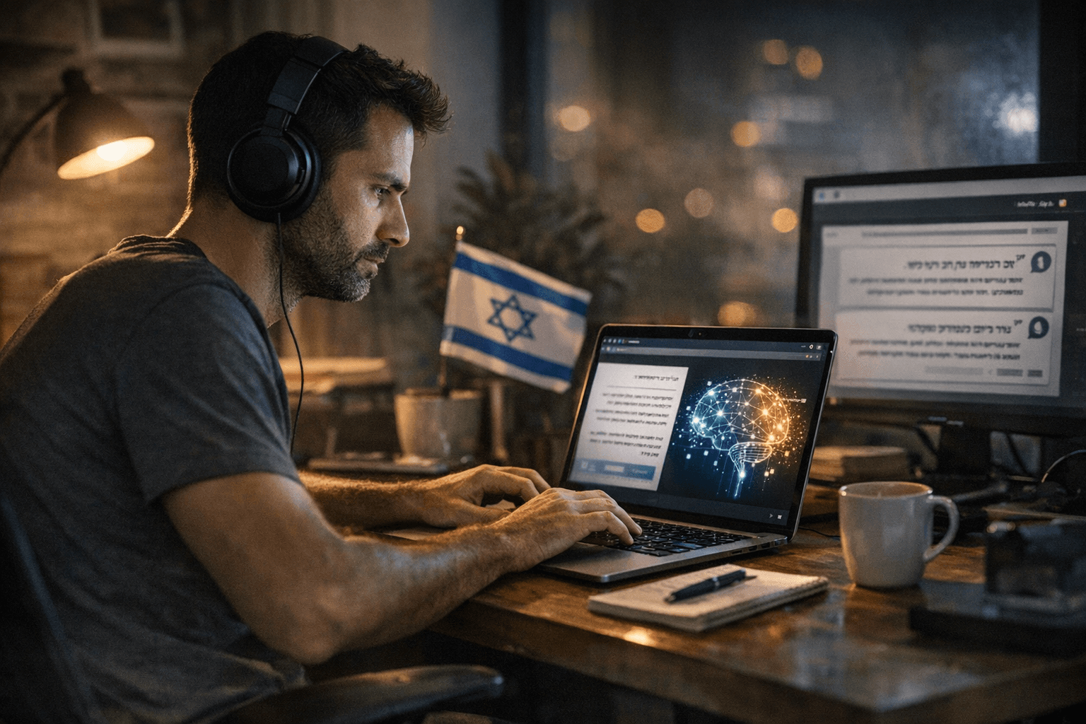 כלי בינה מלאכותית בעברית: 5 שימושים שחוסכים שעות לעובד מהבית