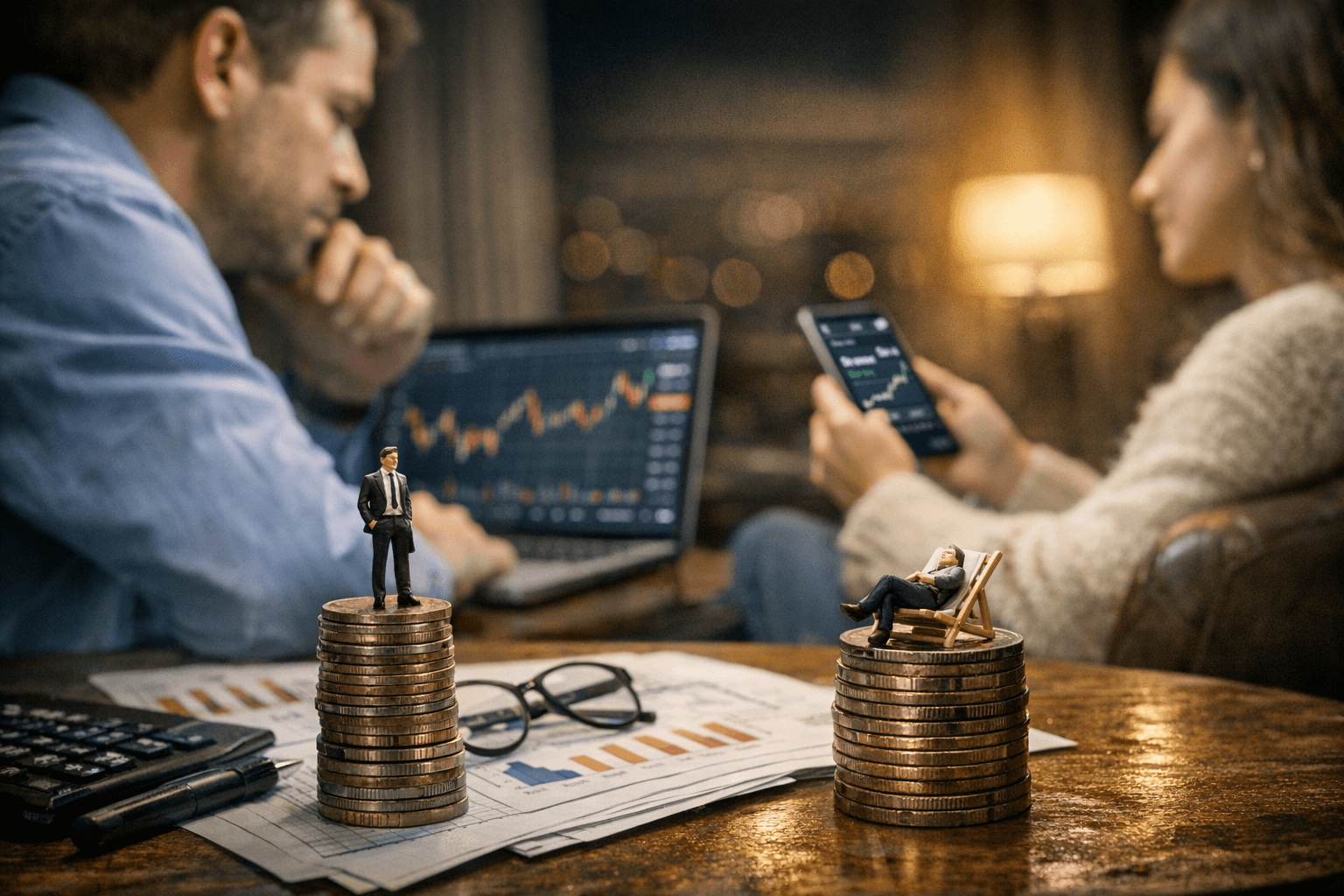 השקעה אקטיבית או פסיבית: מי מנצחת לאורך זמן?