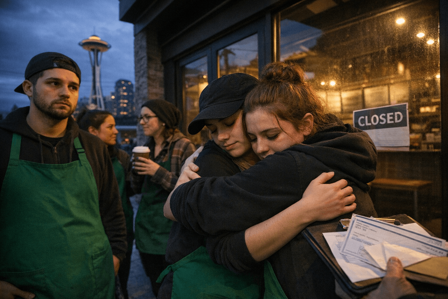 Starbucks union secures pay, healthcare protections after Seattle store closures