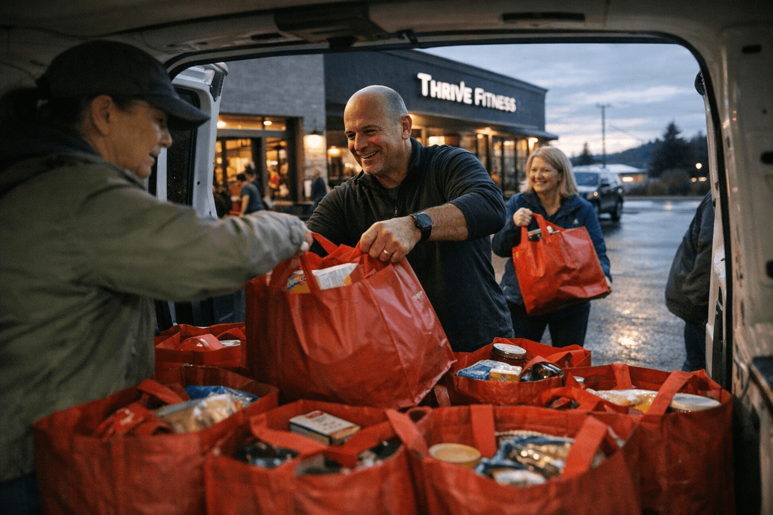 A Simple Gesture Anacortes thanks Thrive Fitness for March donations