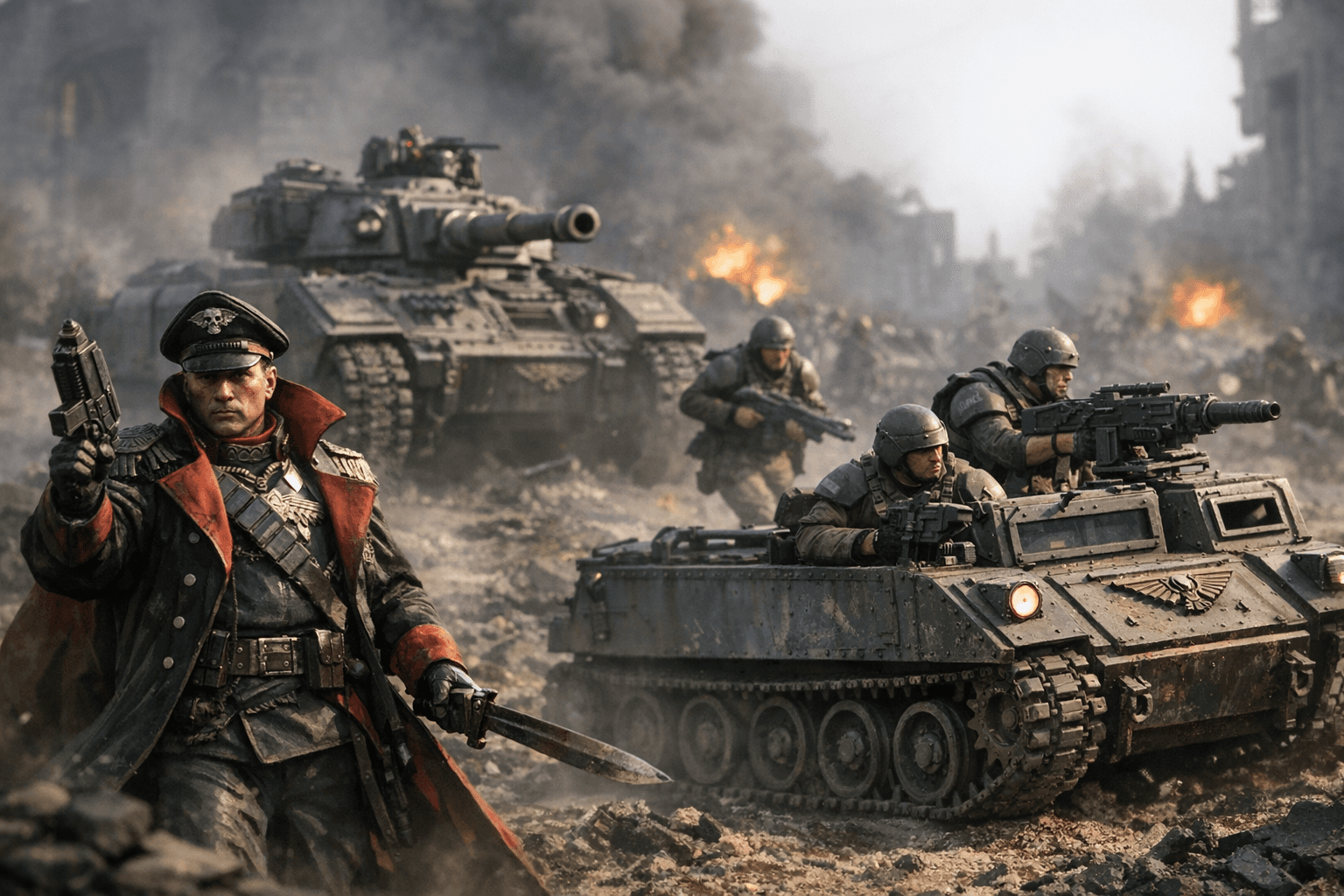 Warhammer 40k unveils Graves, Vigilance, and new mechanised Guard vehicles
