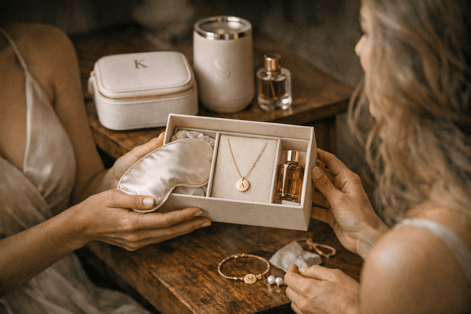 The Knot spotlights subtle personalization in practical bridesmaid gifts