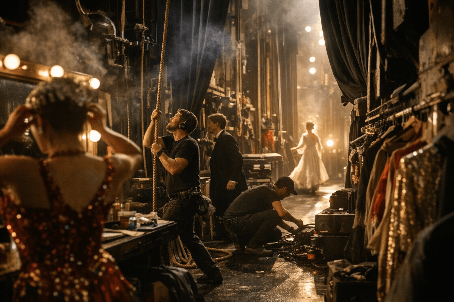 Backstage Broadway and theater shows blur chaos, truth, and myth