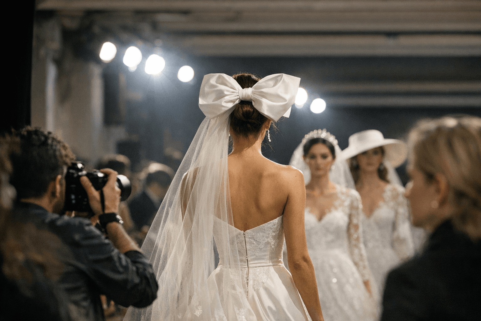 Spring 2027 Bridal Week Makes Headwear the New Statement Accessory