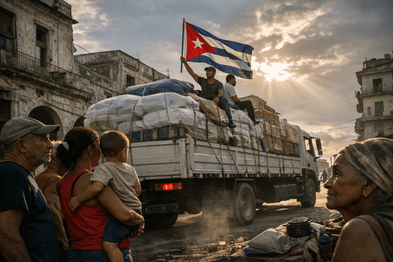 Cuba aid convoy sparks debate over solidarity and impact