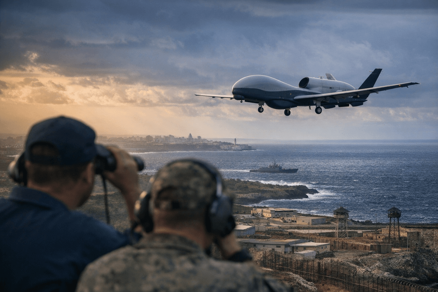 US Navy drone patrols off Cuba amid rising tensions with Havana