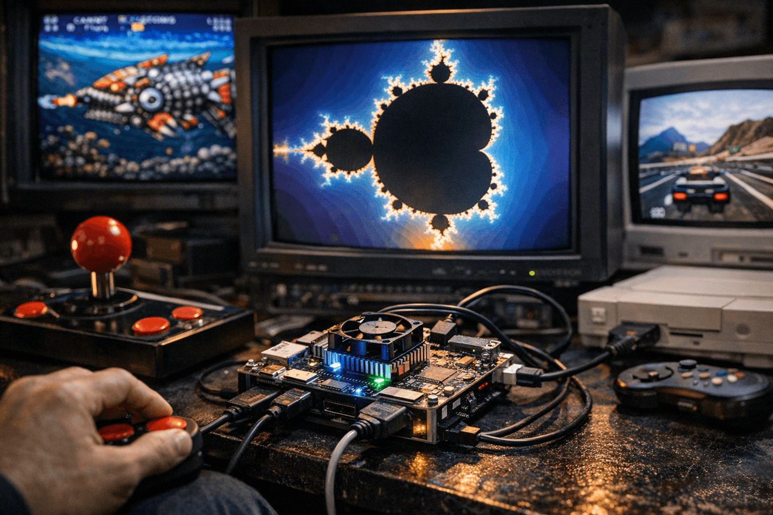 MiSTer Adds Mandelbrot Fractal Core, Expands Retro Preservation and Arcade Support