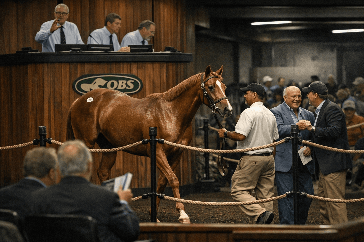 Jackie's Warrior Filly Sells for Record $2.3 Million at OBS Spring Sale