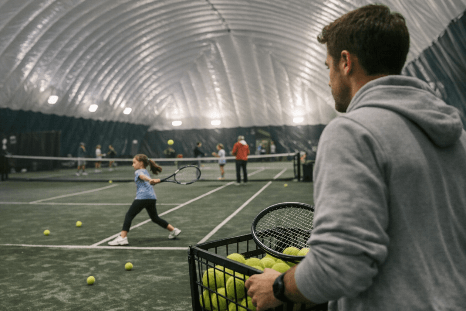 Ross School Tennis Center offers year-round play, lessons, and camps