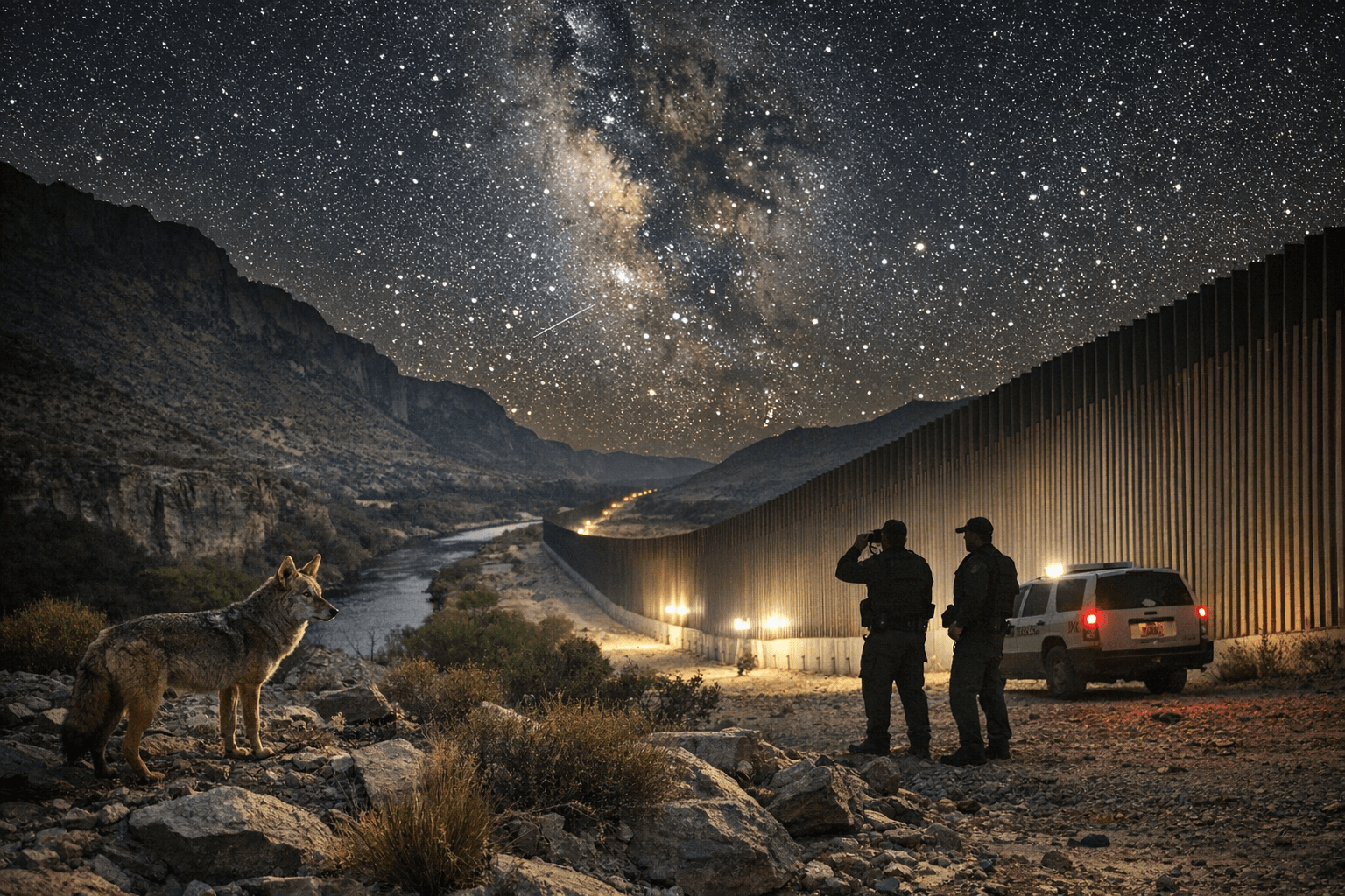 Proposed Border Wall Threatens Big Bend’s Dark Skies and Wildlife