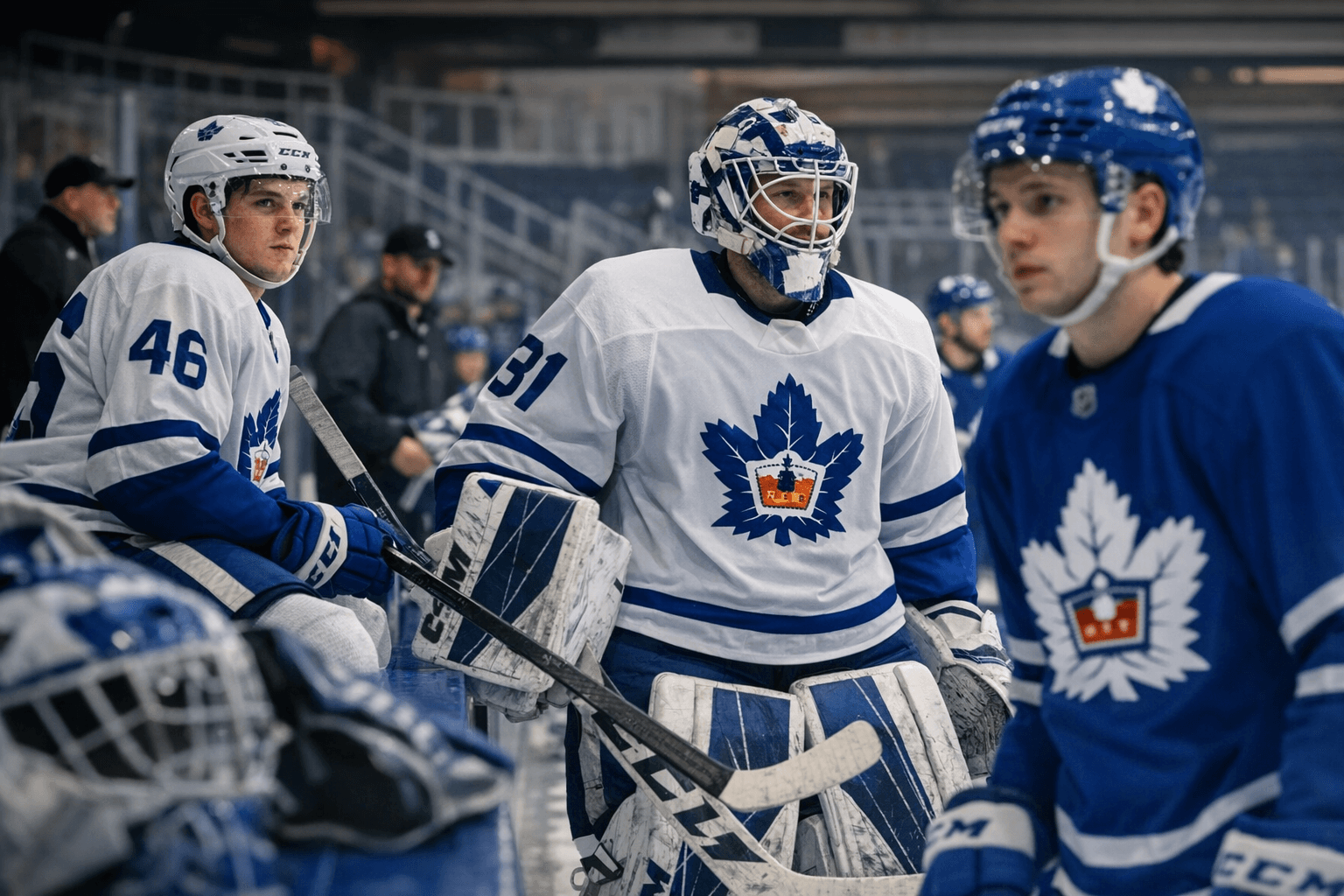 Maple Leafs send six prospects to Marlies as Calder Cup playoffs near