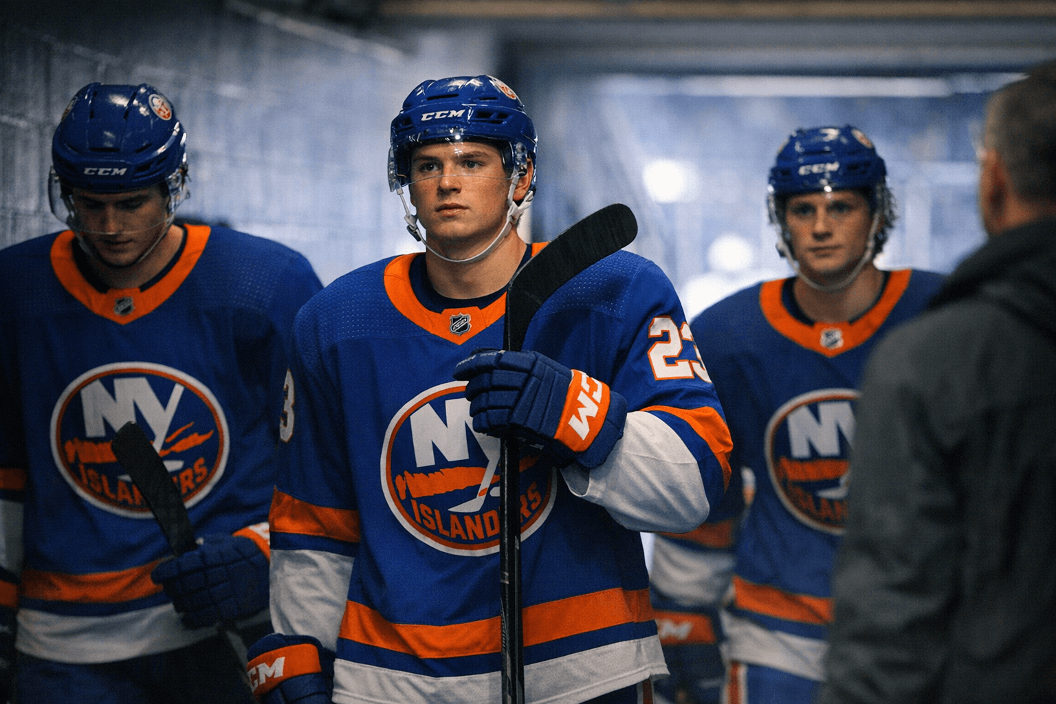 Islanders send Isaiah George, Victor Eklund, Cal Ritchie to Bridgeport ahead of playoffs