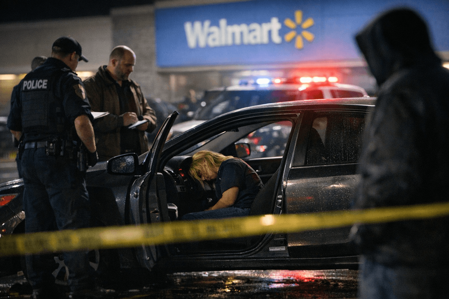 Walmart employee found shot dead in car, ex identified as suspect