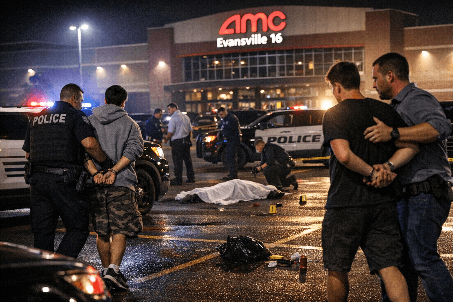 Three Arrests Made in Evansville Parking Lot Homicide Investigation