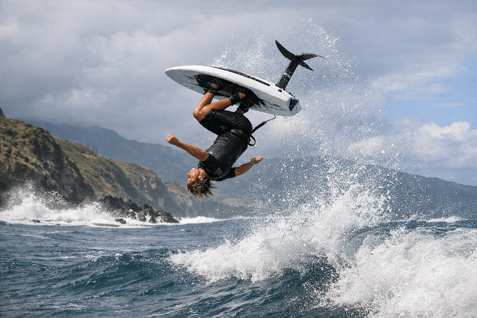 Kai Lenny Makes Backflips Look Routine on Maui Foil Session