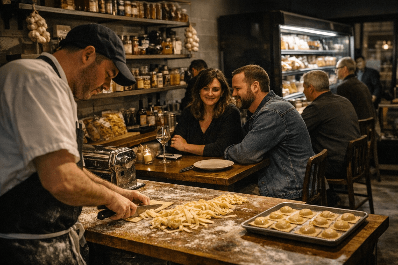 Naked Pasta opens intimate West Greenville restaurant and grocery concept