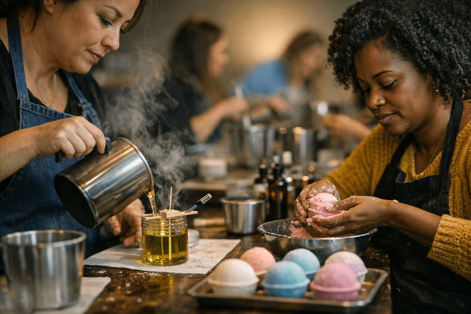 McKinney packages candle making and bath bomb crafting into day trip