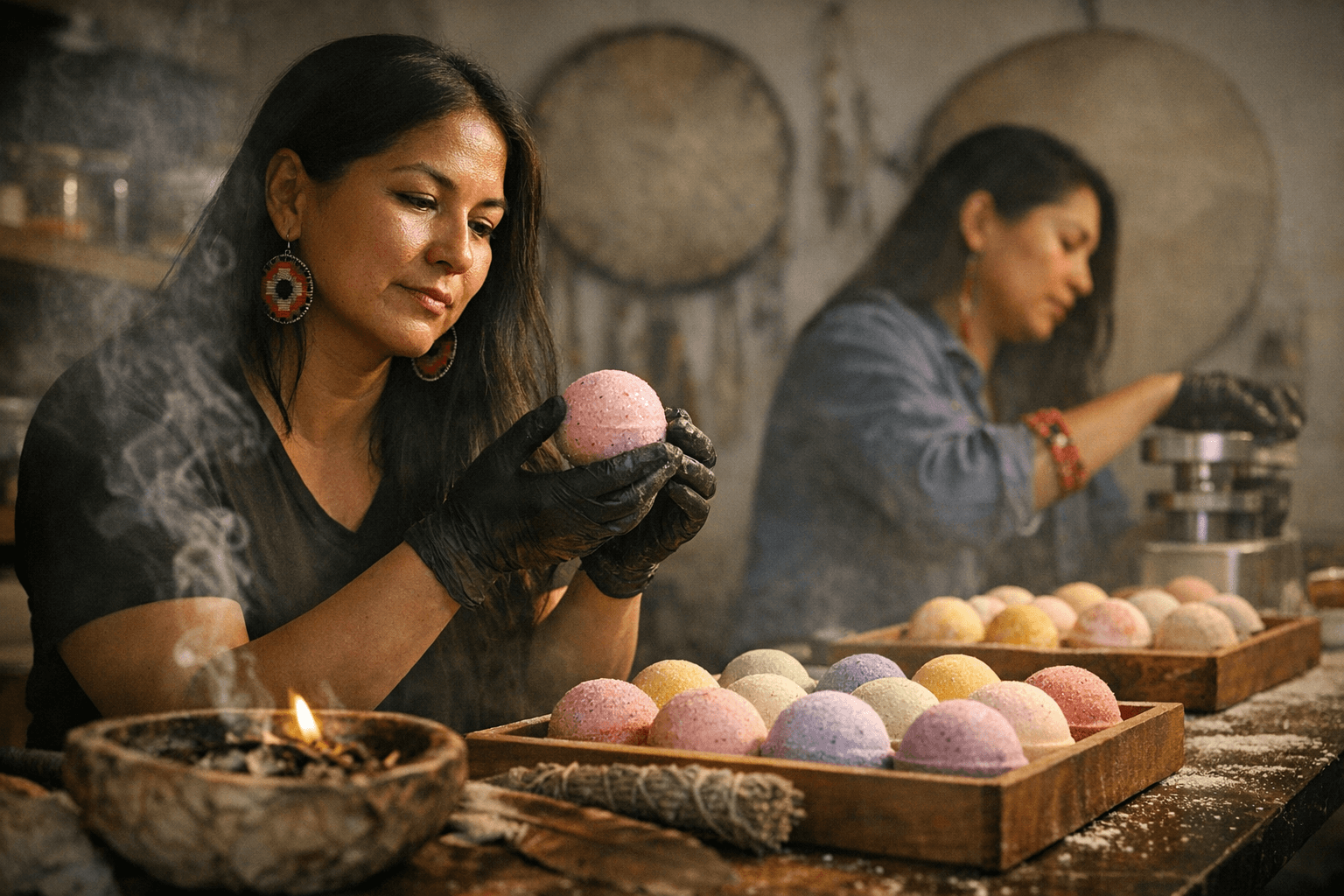 Indigenous women-led bath-bomb brands blend wellness, sustainability, and cultural identity