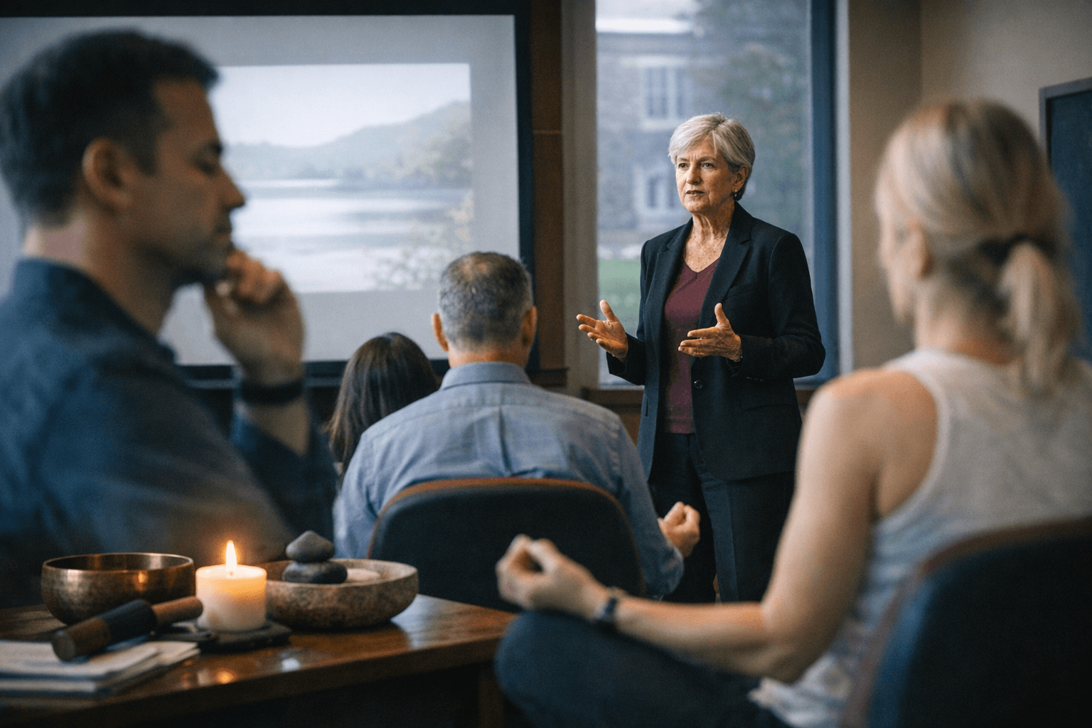 Saint Anselm Workshop Links Mindfulness to Leadership Judgment